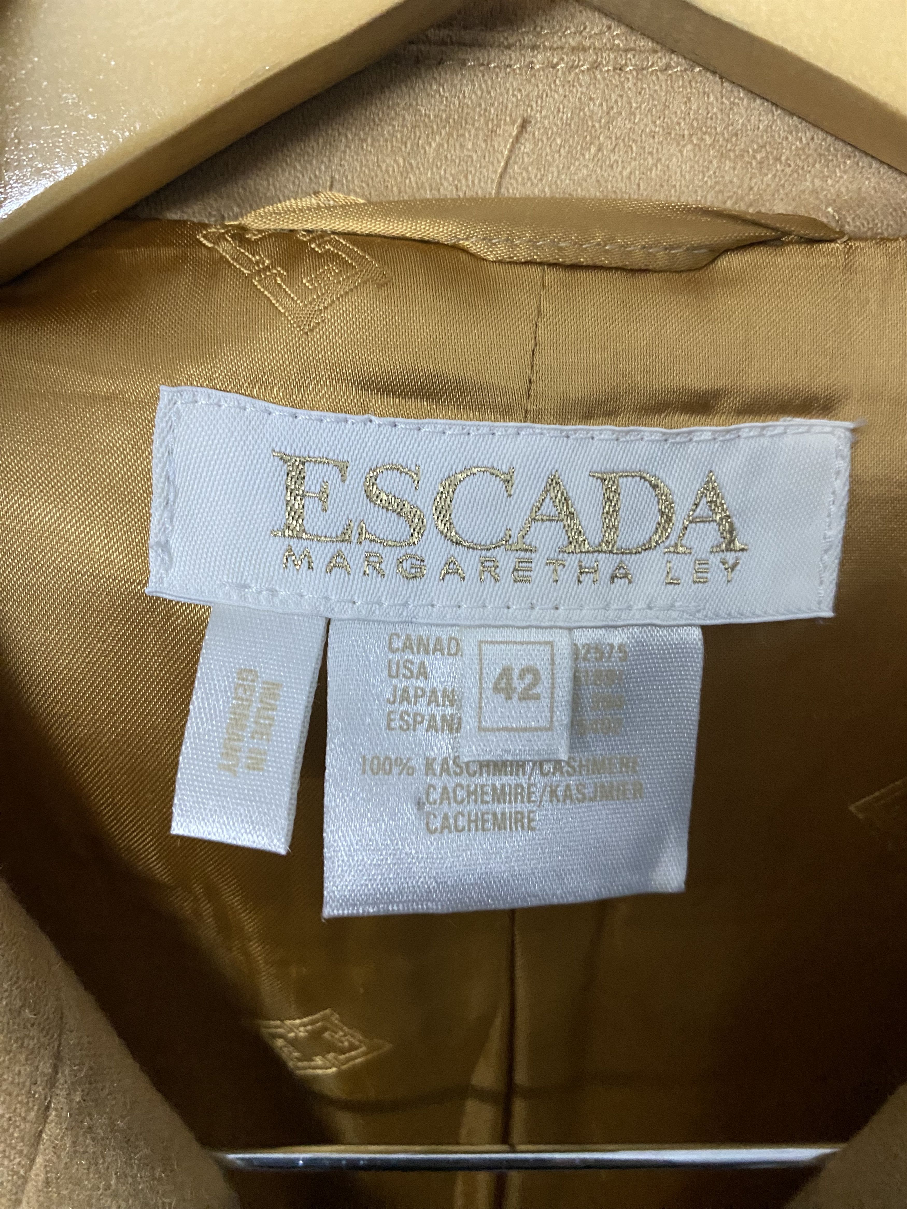 Escada ESCADA BY MARGARETHA LEY PIACENZA CASHMERE CREST BLAZER Size M / US 6-8 / IT 42-44 - 11 Thumbnail