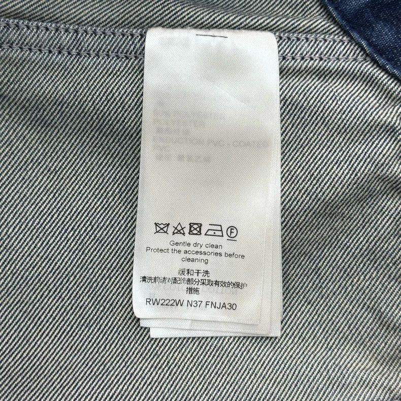 Louis Vuitton Louis Vuitton Washed blue presbyopic leather label irregula Size XS / US 0-2 / IT 36-38 - 6 Thumbnail