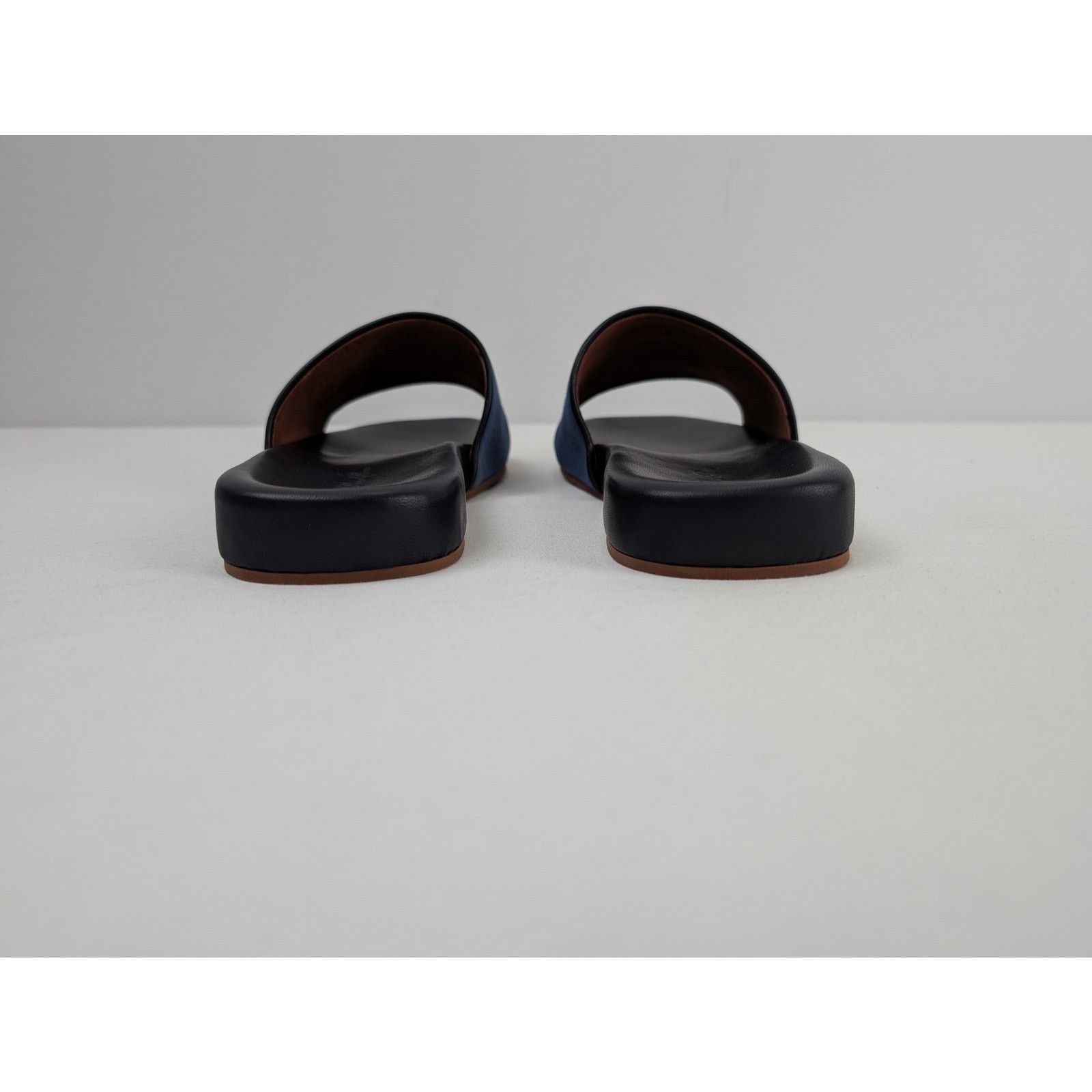 Loro Piana o1rshd1 Sea-Slide LP College Walk New York Dy in Blue/Black Size US 12 / EU 45 - 13 Thumbnail