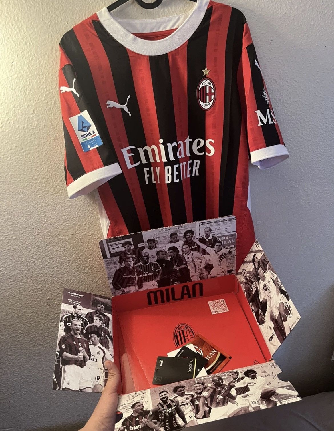 Puma Pumas Ac Milan Jersey - Size XL Size US XL / EU 56 / 4 - 2 Thumbnail