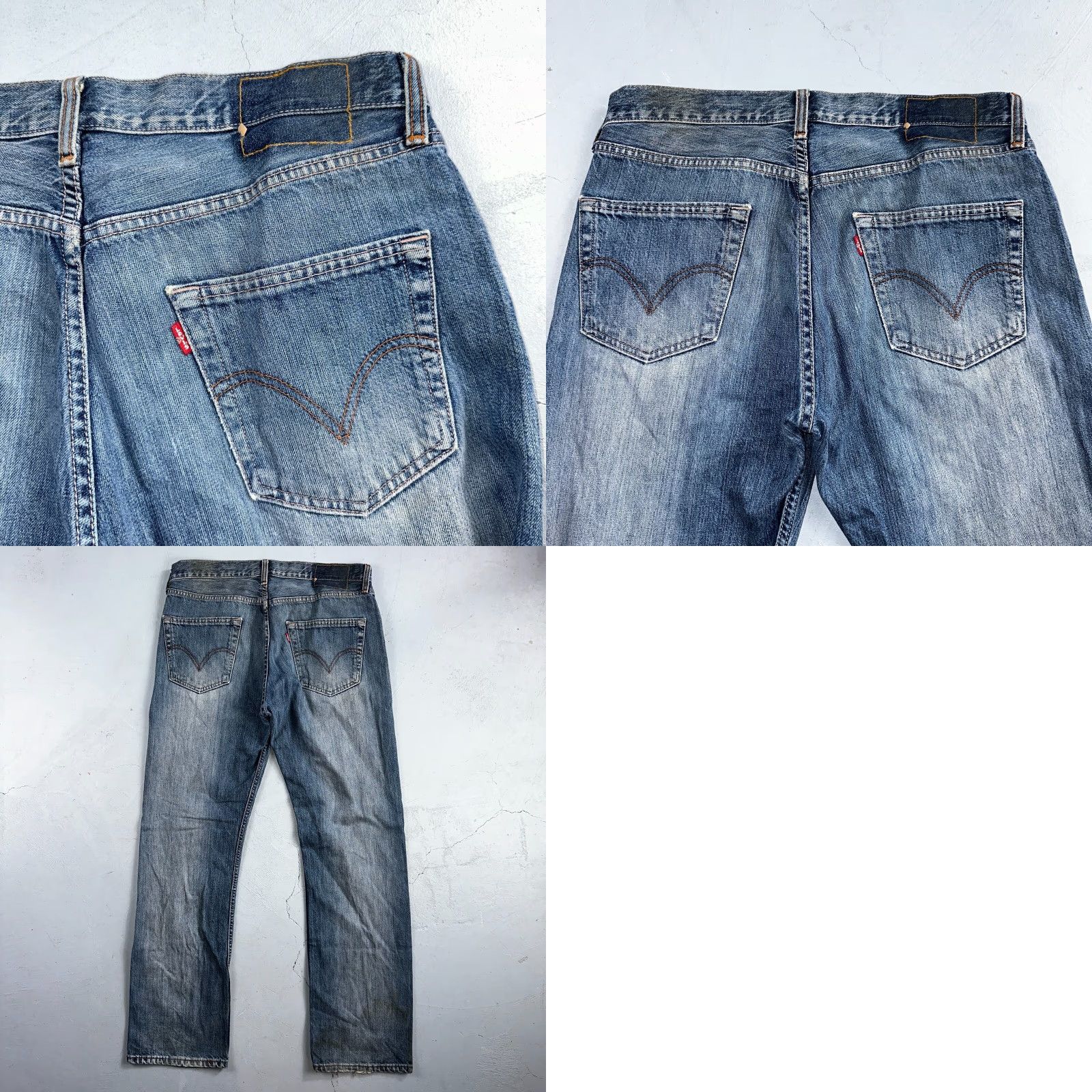 Levi's VINTAGE Levi's 501 Jeans Straight Levi's 501 MID Rise 33x32 Blue Denim 90s Mens Regular 33x32 Cotton Button Closure Size US 33 - 10 Thumbnail