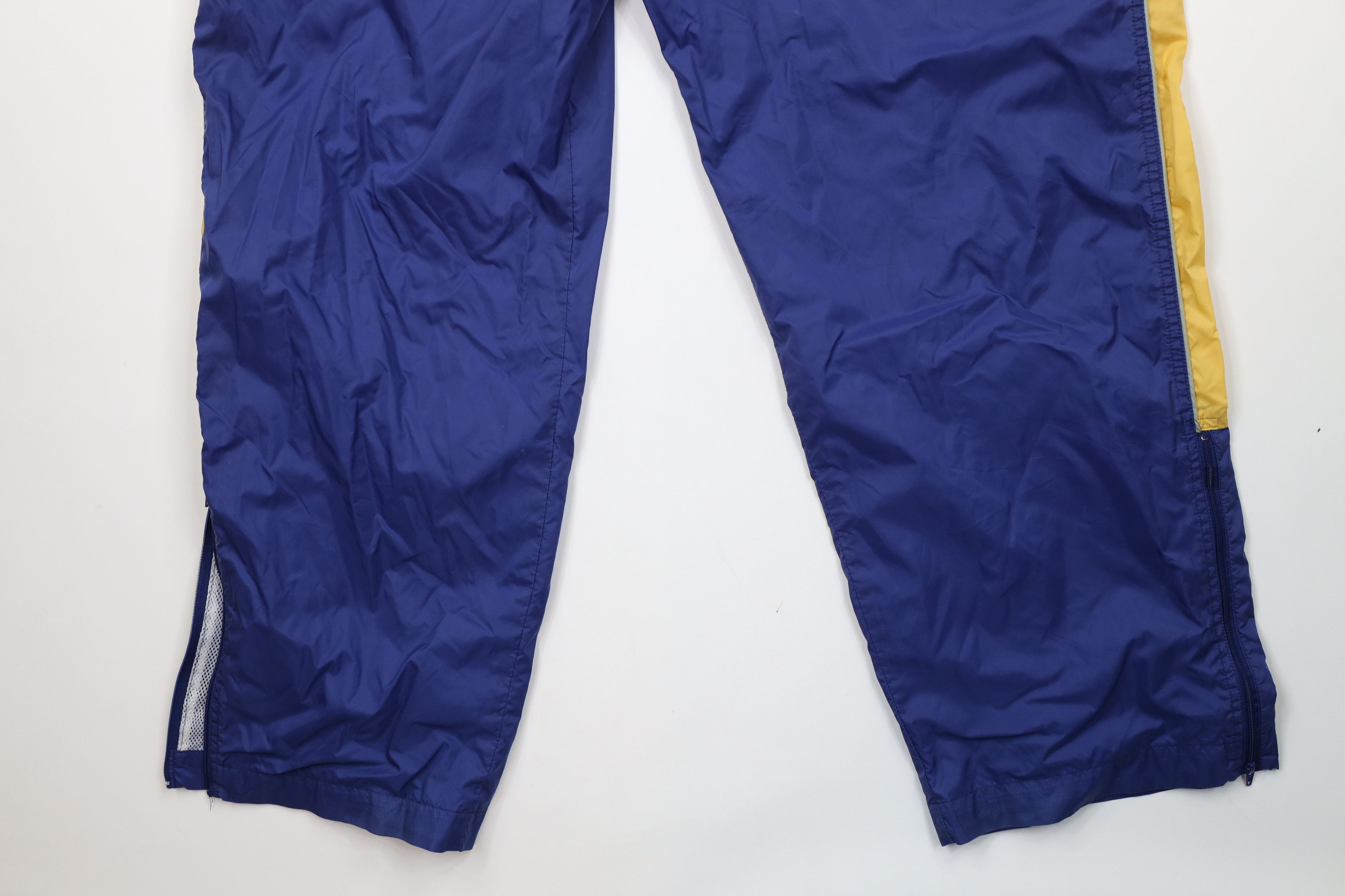 Nike × Vintage Vintage 90s Nike Swoosh Lined Wide Leg Windbreaker Pants Size US 40 / EU 56 - 15 Thumbnail