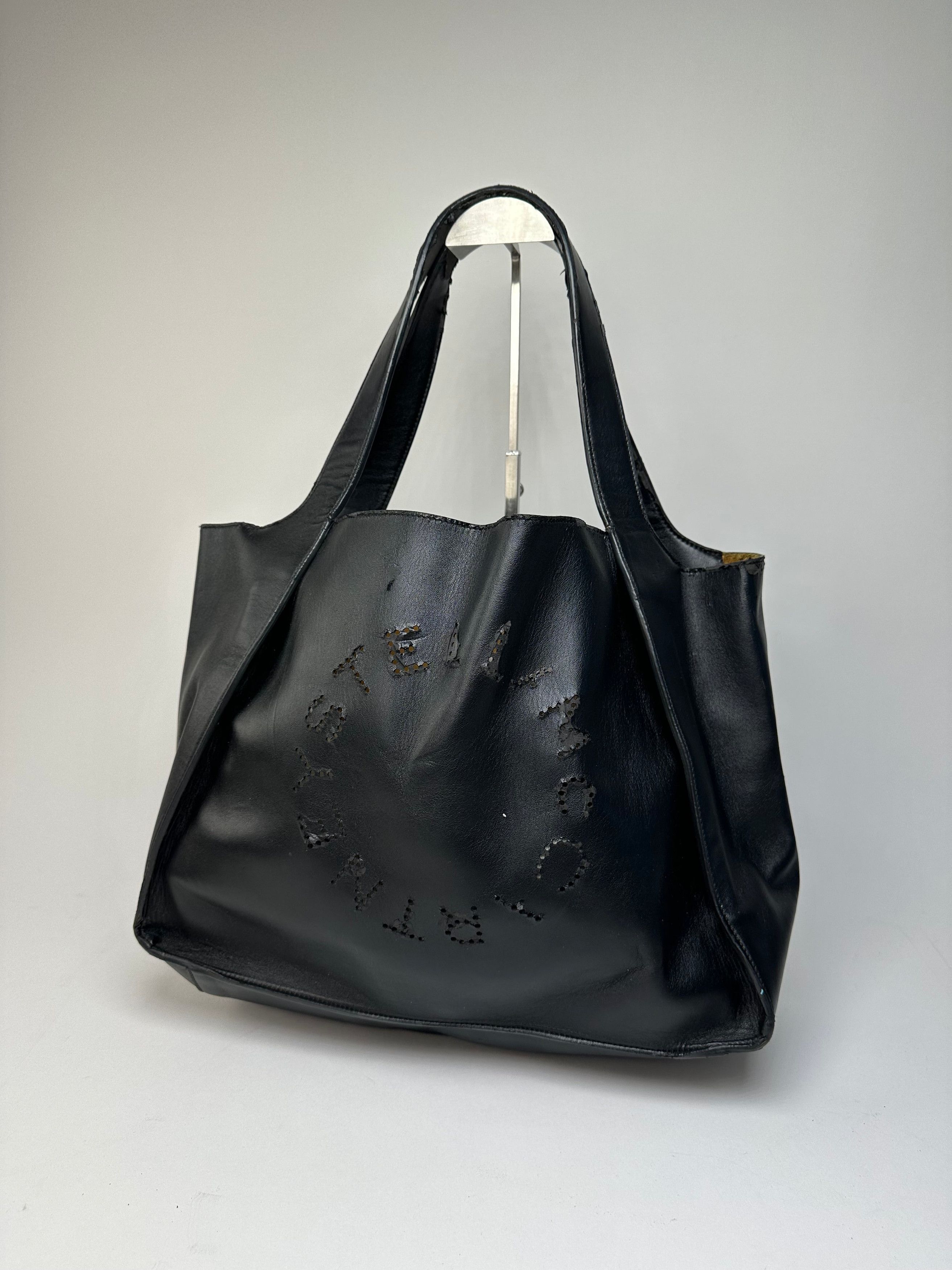 Stella McCartney Vintage Tote Bag Vegan Leather Black Size ONE SIZE - 1 Thumbnail