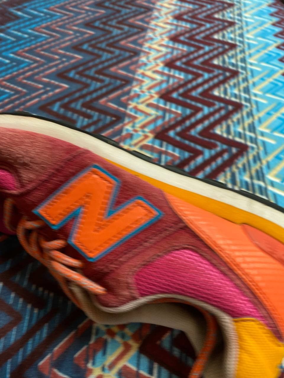 New Balance Low-Top Sneakers New Balance big logo Vintage Streetwear Y2K Size US 6.5 / IT 36.5 - 16 Thumbnail