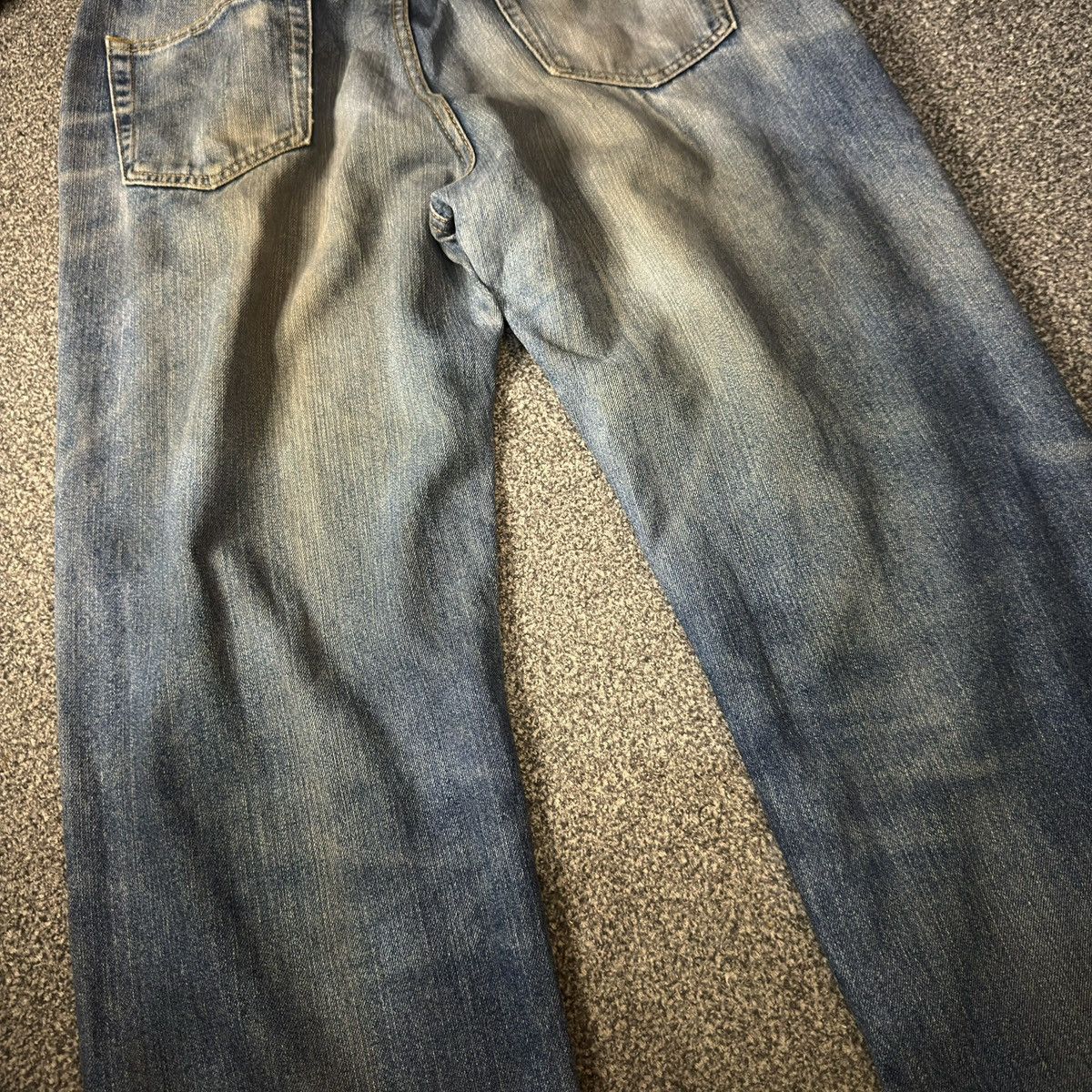 Warehouse Vintage 90s Japanese Denim Warehouse Dirty Destroyed Denim Size US 34 / EU 50 - 11 Thumbnail
