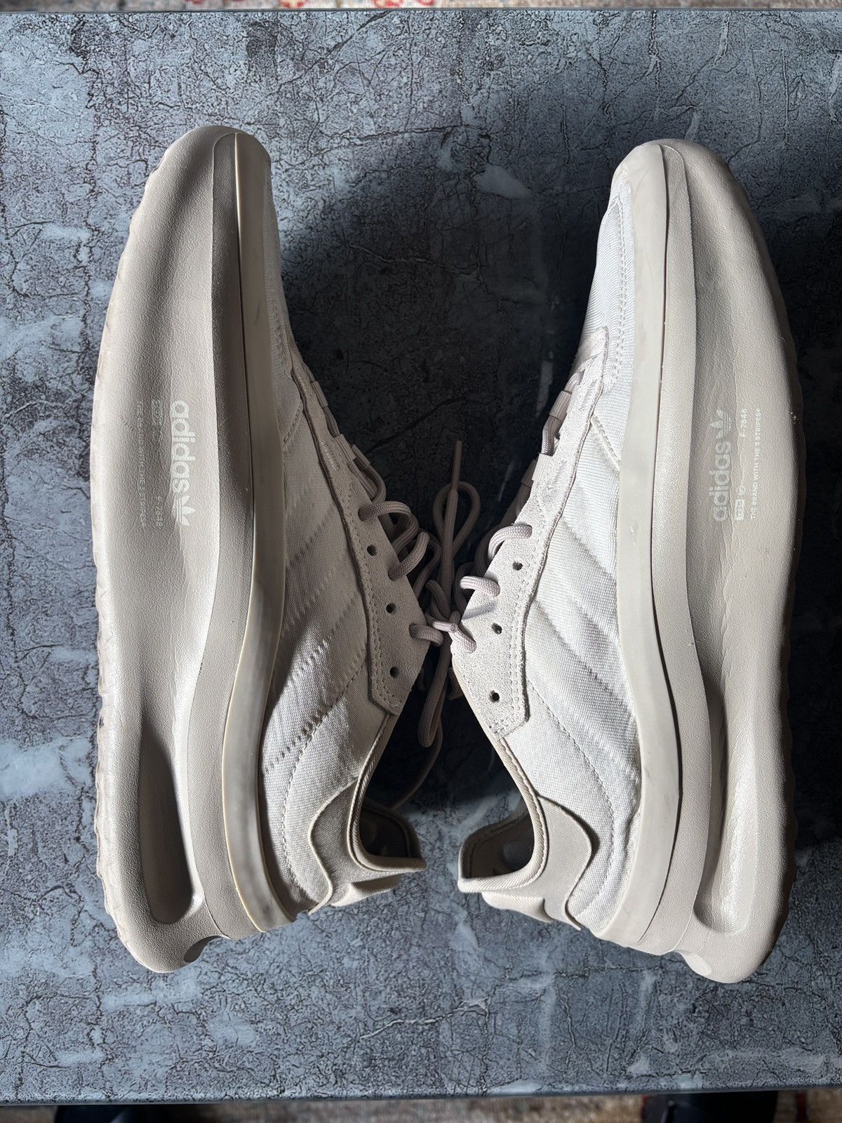 Adidas Adidas AdiFOM TRXN Aluminium Wonder Beige Size US 11.5 / EU 44-45 - 5 Thumbnail