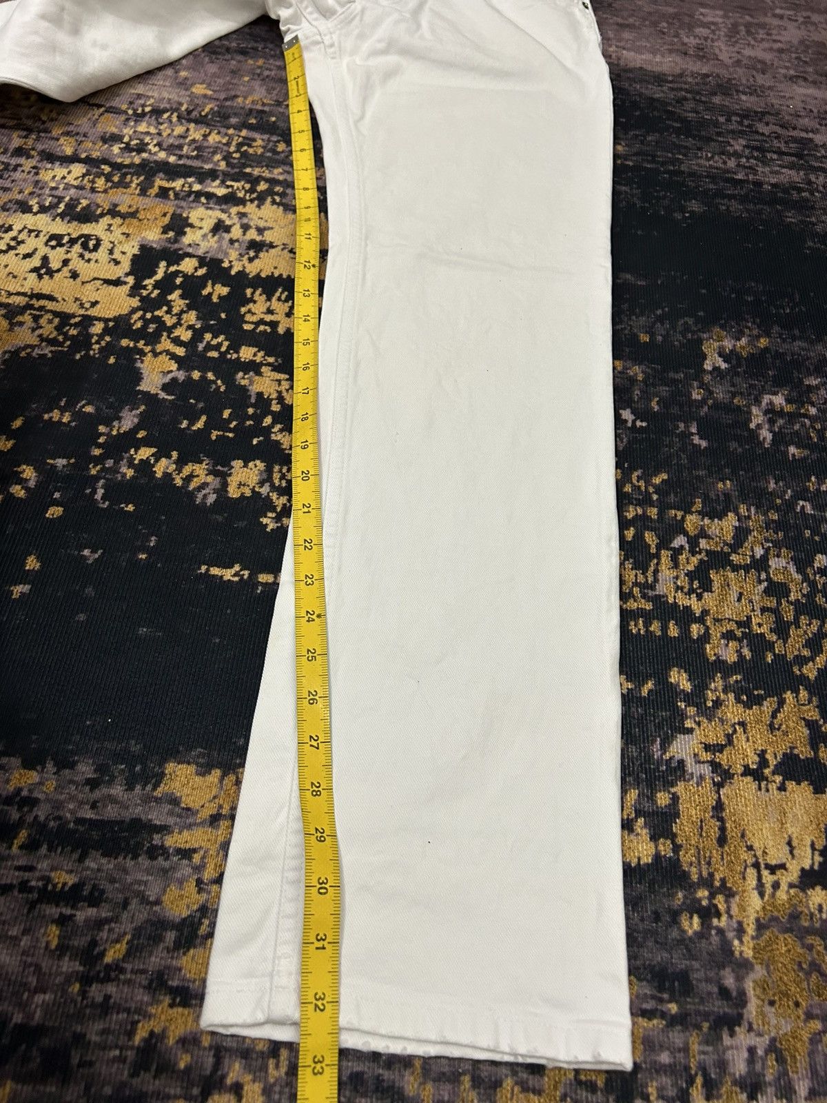 Helmut Lang Helmut Lang White Vintage Broken Denim Size US 32 / EU 48 - 24 Thumbnail