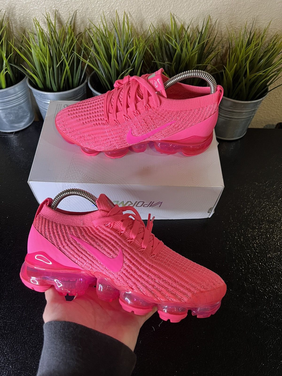 NIKE AIR VAPORMAX FLYKNIT TRIPLE DIGITAL PINK Women - Main Image