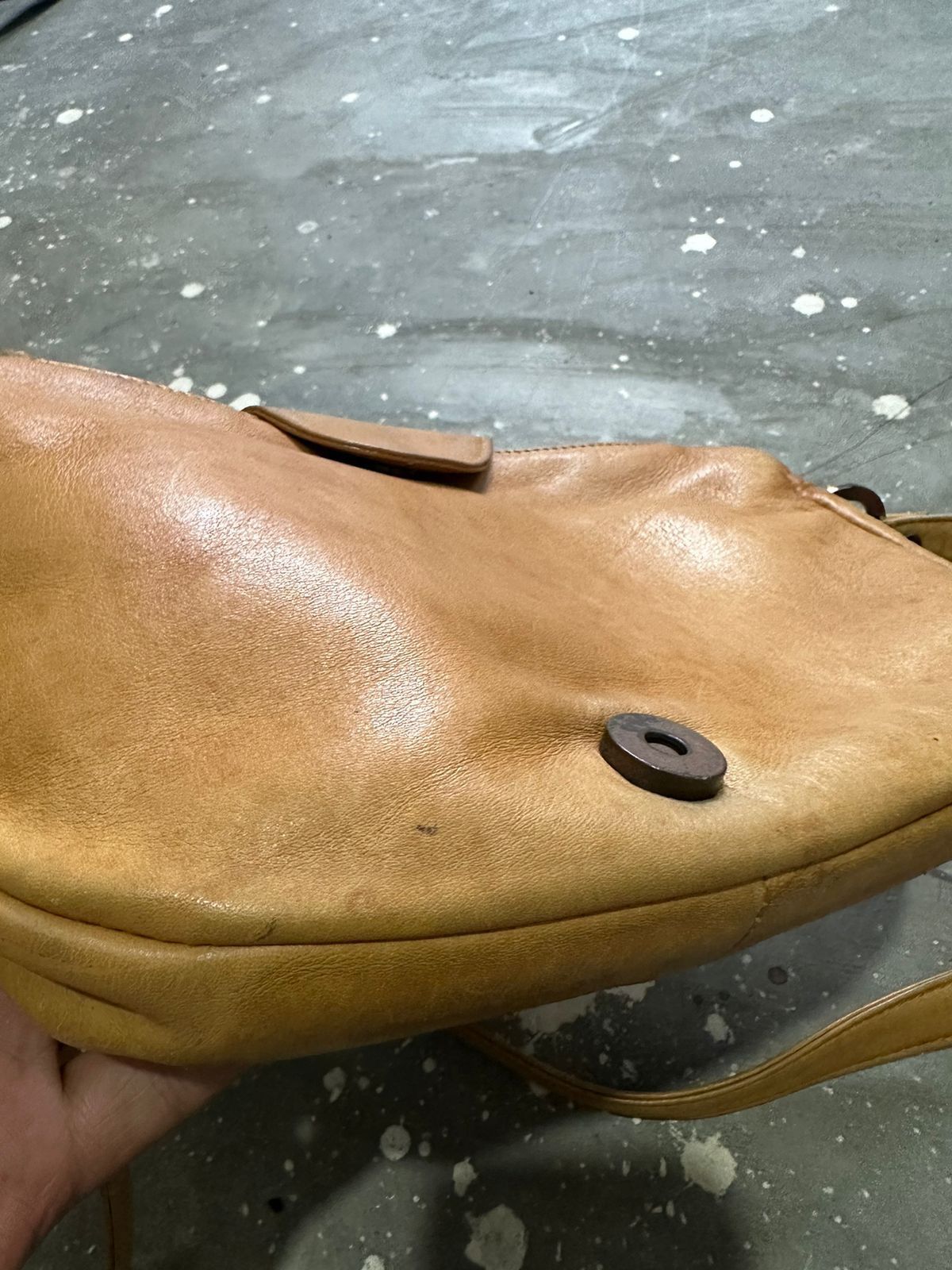 Yohji Yamamoto 🔥Vintage Ysaccs Yohji Yamamoto Leather Crossbody/ Sling bag Size ONE SIZE - 13 Thumbnail