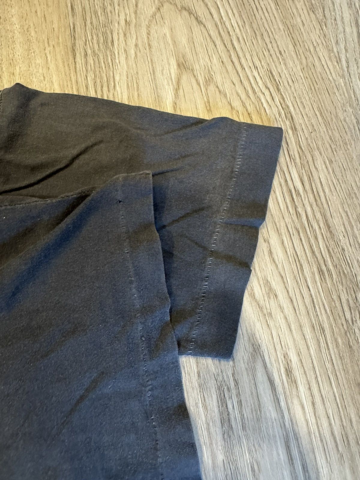 Issey Miyake VINTAGE ISSEY MIYAKE DISTRESSED BLACK T SHIRT Size S / US 4 / IT 40 - 4 Thumbnail