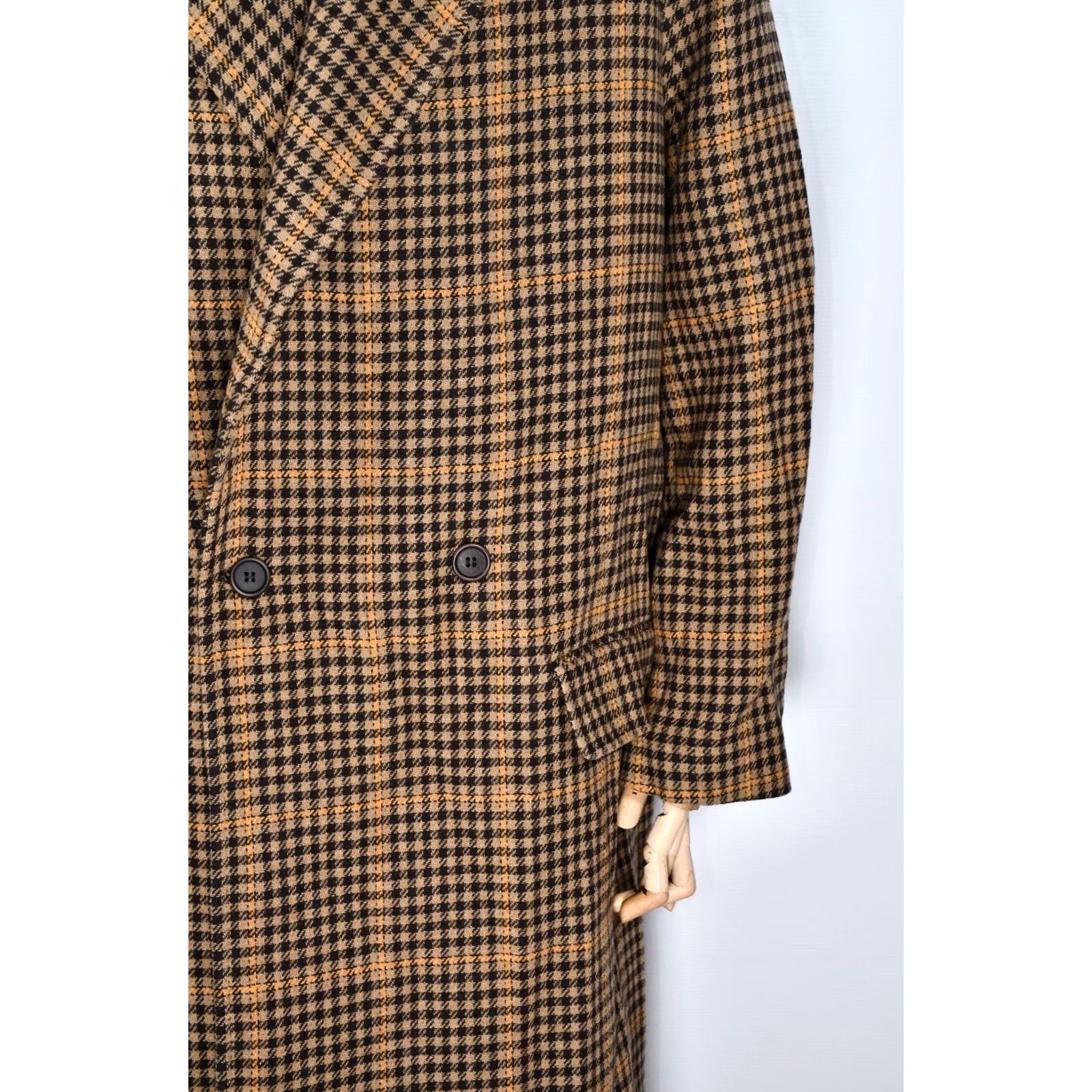 H&M H&M Edition x John Boyega Manteco Wool Men's Coat 48R Brown Vintage? Size US M / EU 48-50 / 2 - 6 Thumbnail