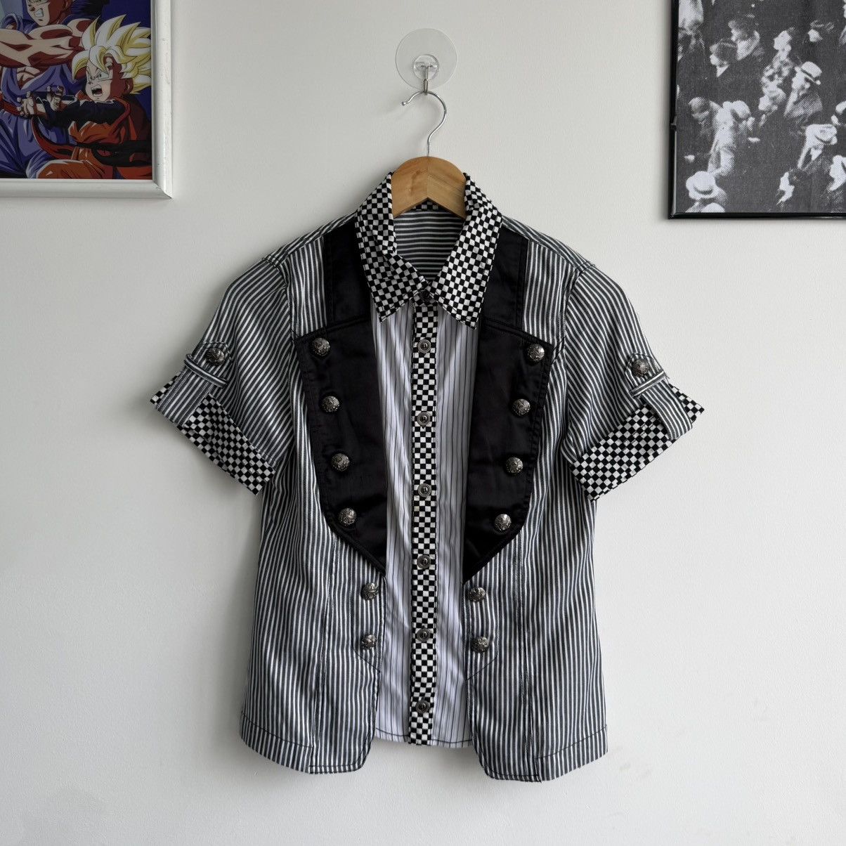 20471120 Vintage Algonquins Punk Style Button Up Shirt Size US XS / EU 42 / 0 - 1 Thumbnail