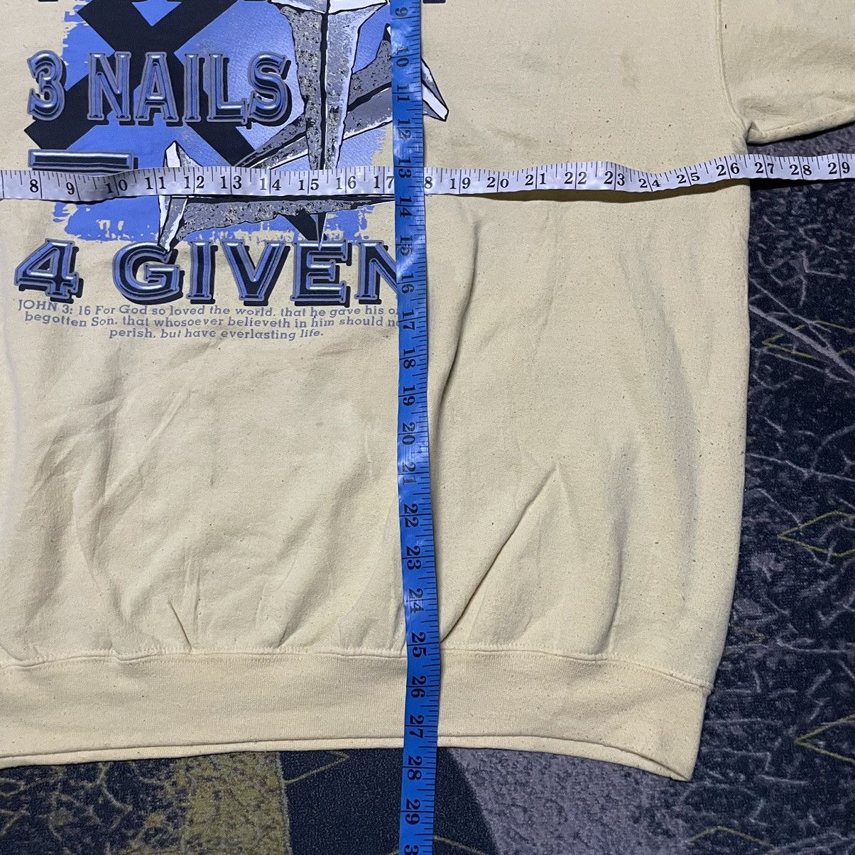 Gildan × Vintage 💥Y2k John 3: 16 Bible Quotes Sweatshirts Size US XL / EU 56 / 4 - 4 Thumbnail