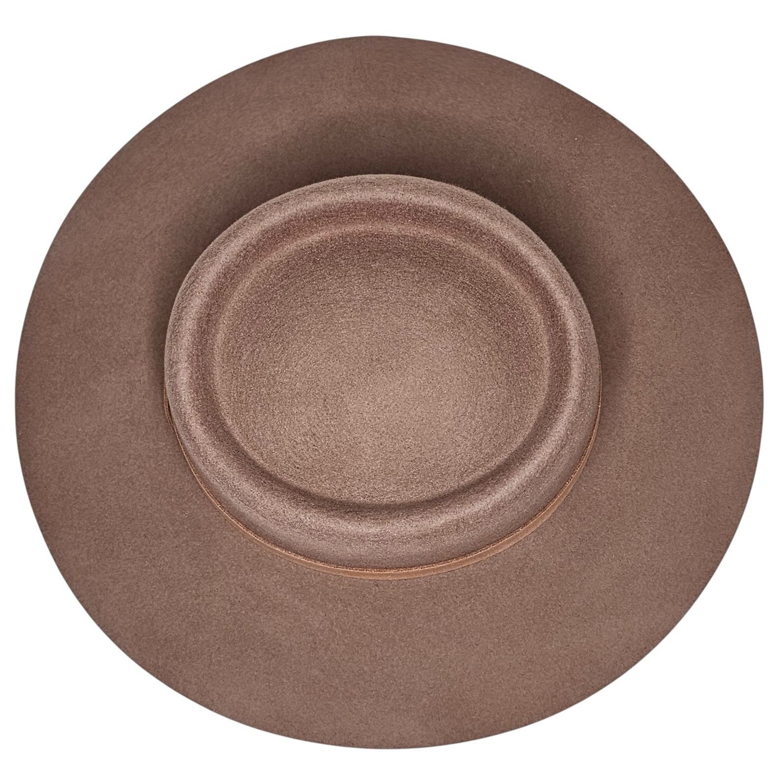 Lack of Color Lack of Color Women's The Mirage Boater Suede-Trimmed Hat Size ONE SIZE - 6 Thumbnail