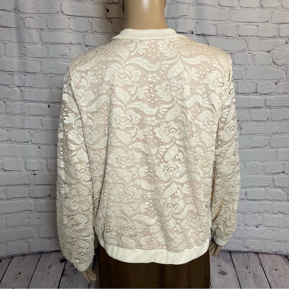 Other H.I.P Happening In The Present Lace Blush Bomber Size L Size L / US 10 / IT 46 - 4 Thumbnail