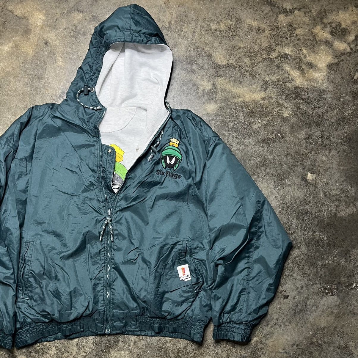 Vintage vintage marvin the martian six flags zip up jacket Size US XL / EU 56 / 4 - 5 Thumbnail