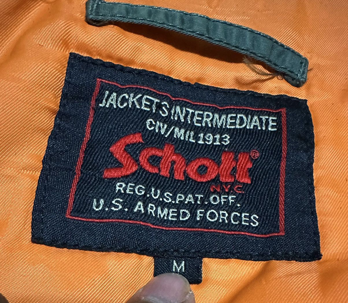 Schott Trashed Vintage Schott NYC Bomber Jacket Sun Faded Size US M / EU 48-50 / 2 - 9 Thumbnail
