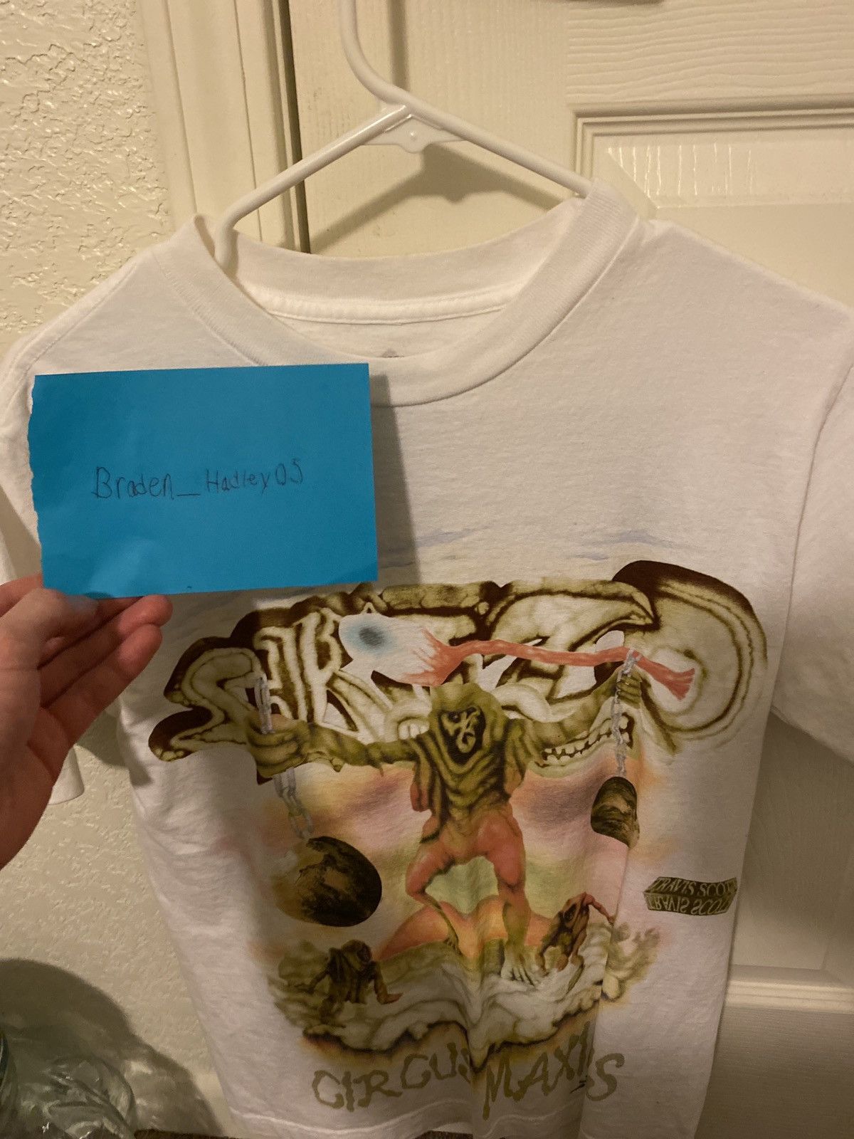 Travis Scott Travis Scott Utopia Tour Skitzo Circus Maximus Tee Size US S / EU 44-46 / 1 - 4 Thumbnail