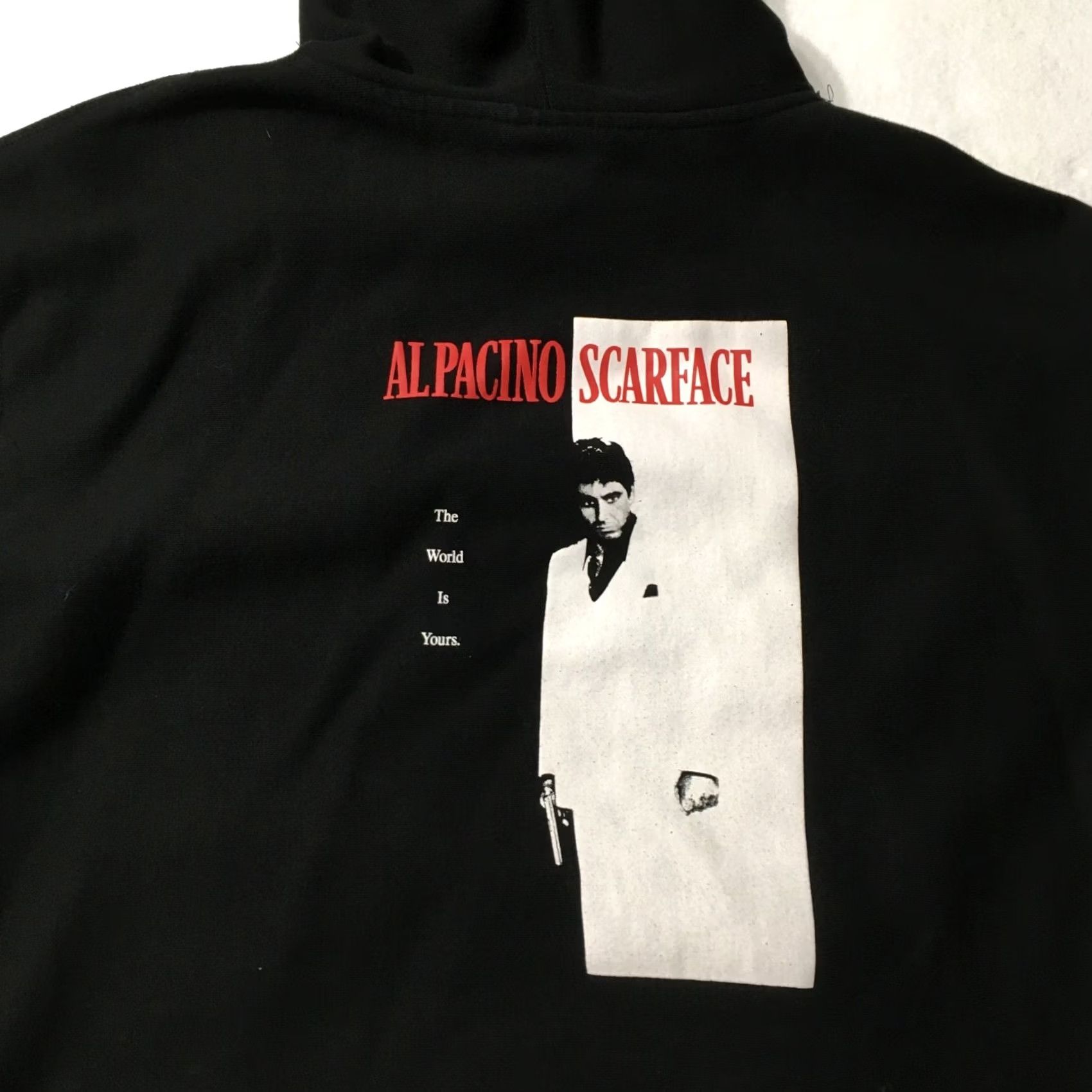 Vintage Scarface Hoodie Mens 2XL Black Fleece Graphic Pullover Shoe Palace Sweatshirt Size US XXL / EU 58 / 5 - 2 Thumbnail