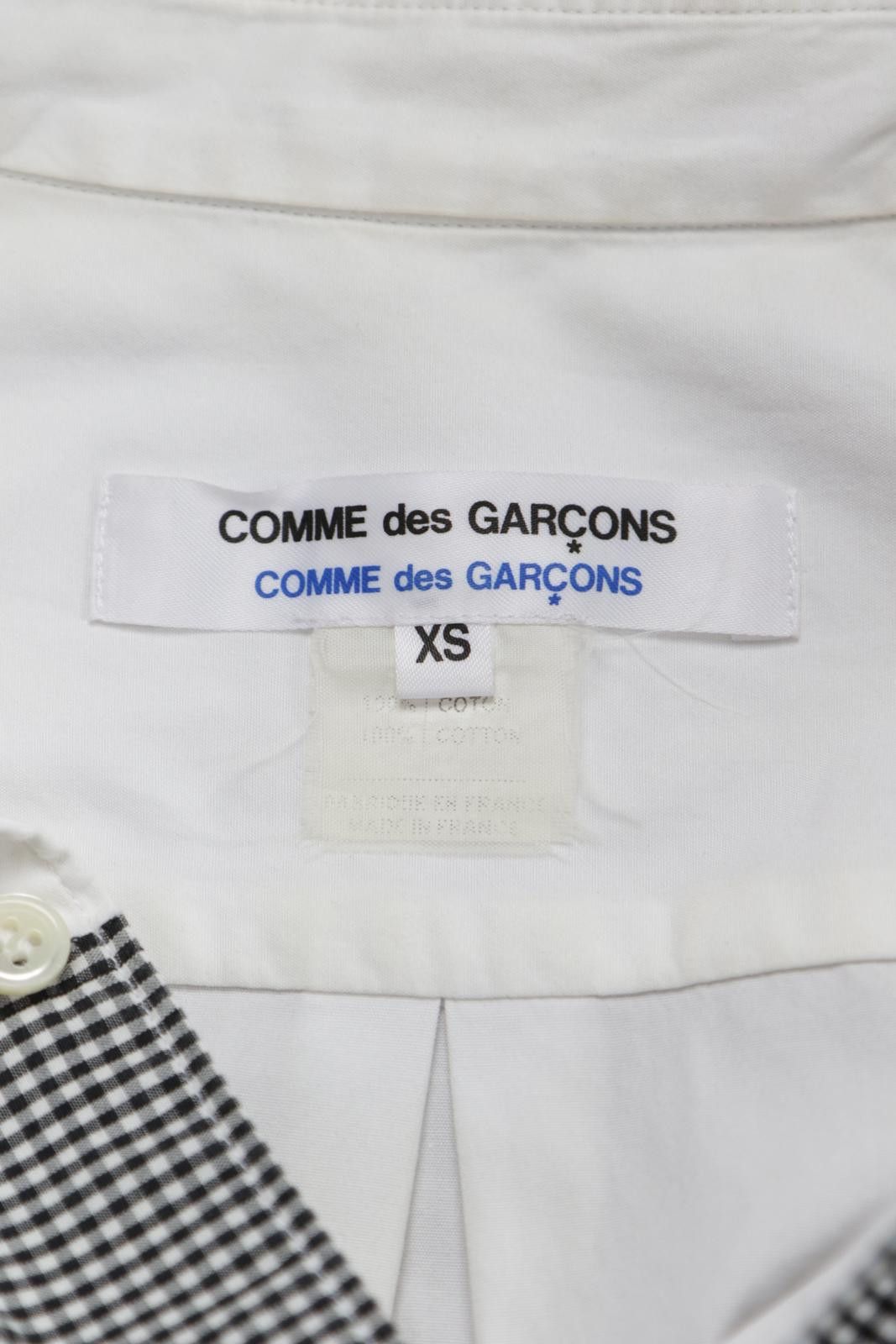 Comme des Garcons 00's Comme des Garçons Plaid Patch Long Sleeve Button-Up Size ONE SIZE - 4 Thumbnail