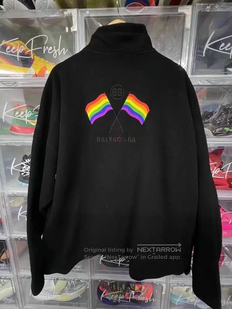 Balenciaga Balenciaga Fleece jacket Size US M / EU 48-50 / 2 - 2 Thumbnail