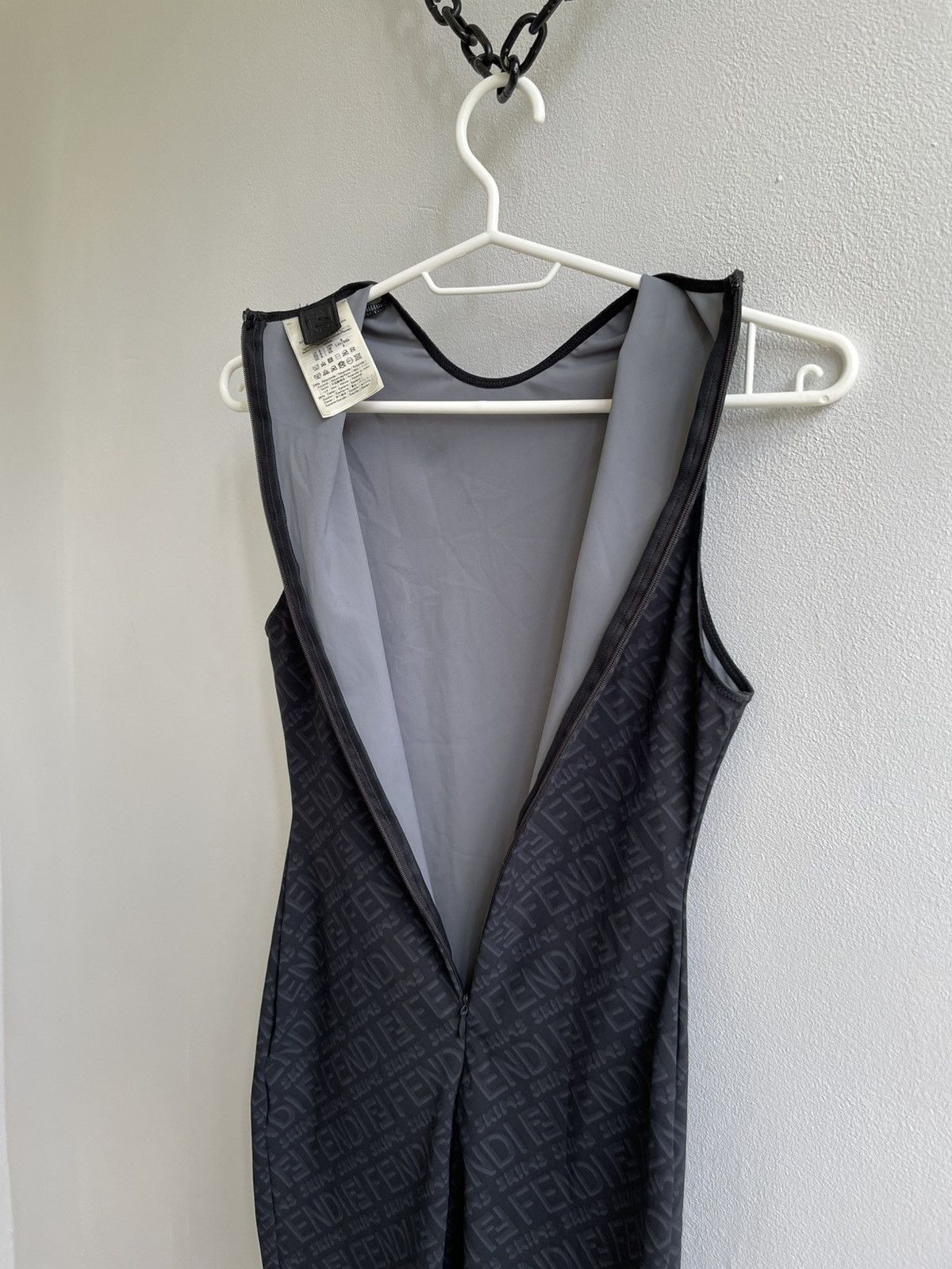 Fendi Fendi x SKIMS Monogram Mid Thigh Bodysuit Romper Onesie Size S / US 4 / IT 40 - 12 Thumbnail