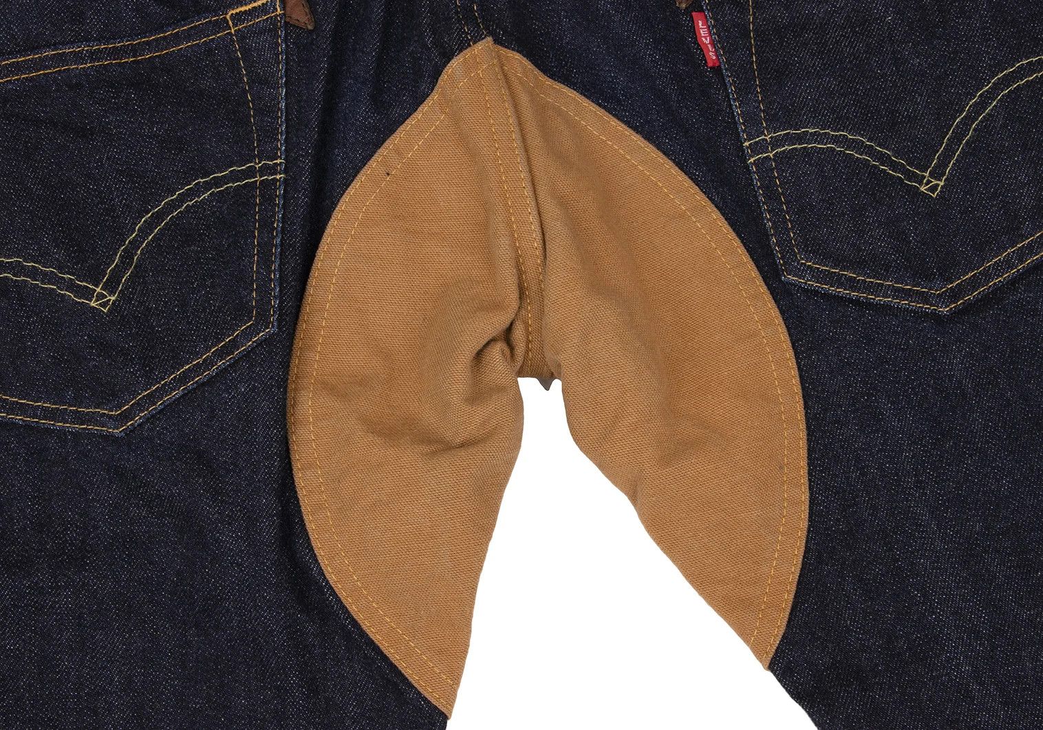 Junya Watanabe Corduroy Knee Patch Denim in Indigo Brown, Size S Size US 38 / EU 54 - 13 Thumbnail