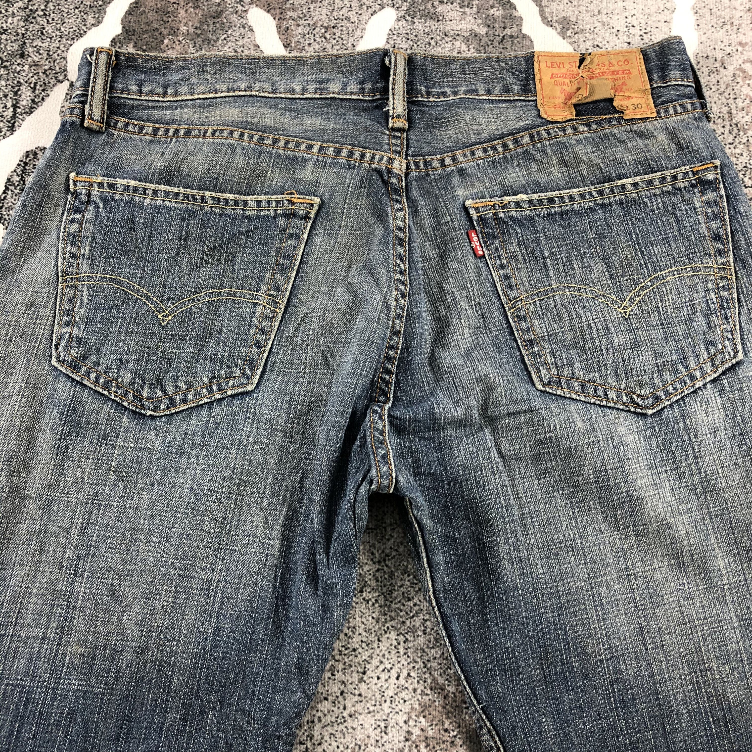 Levi's Vintage Levis 505 Jeans Faded Blue Denim KJ978 Size US 33 - 4 Thumbnail