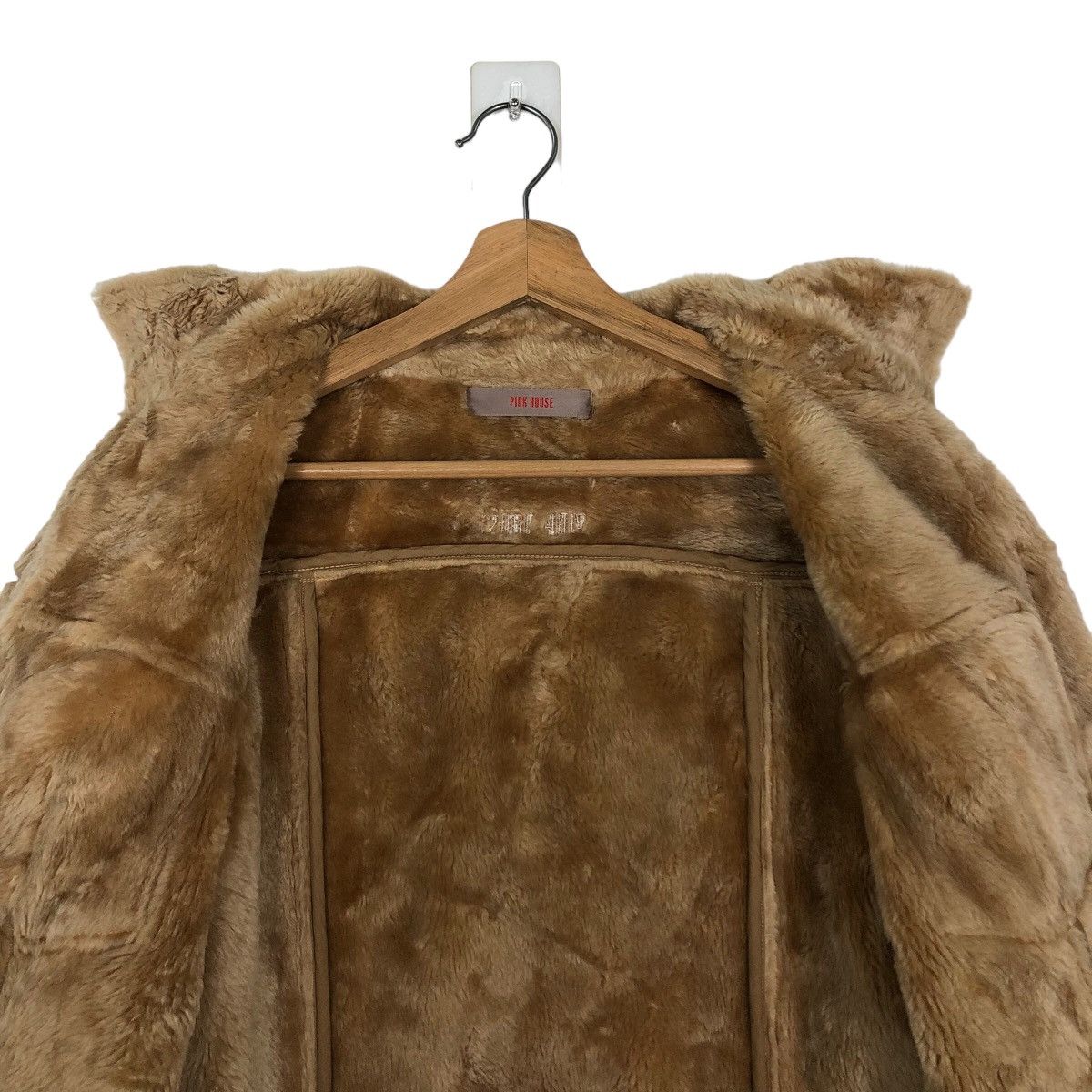 Japanese Brand 🔥Vintage Suede Jacket Mink Fur Lining Pink House Japan Size US L / EU 52-54 / 3 - 11 Thumbnail