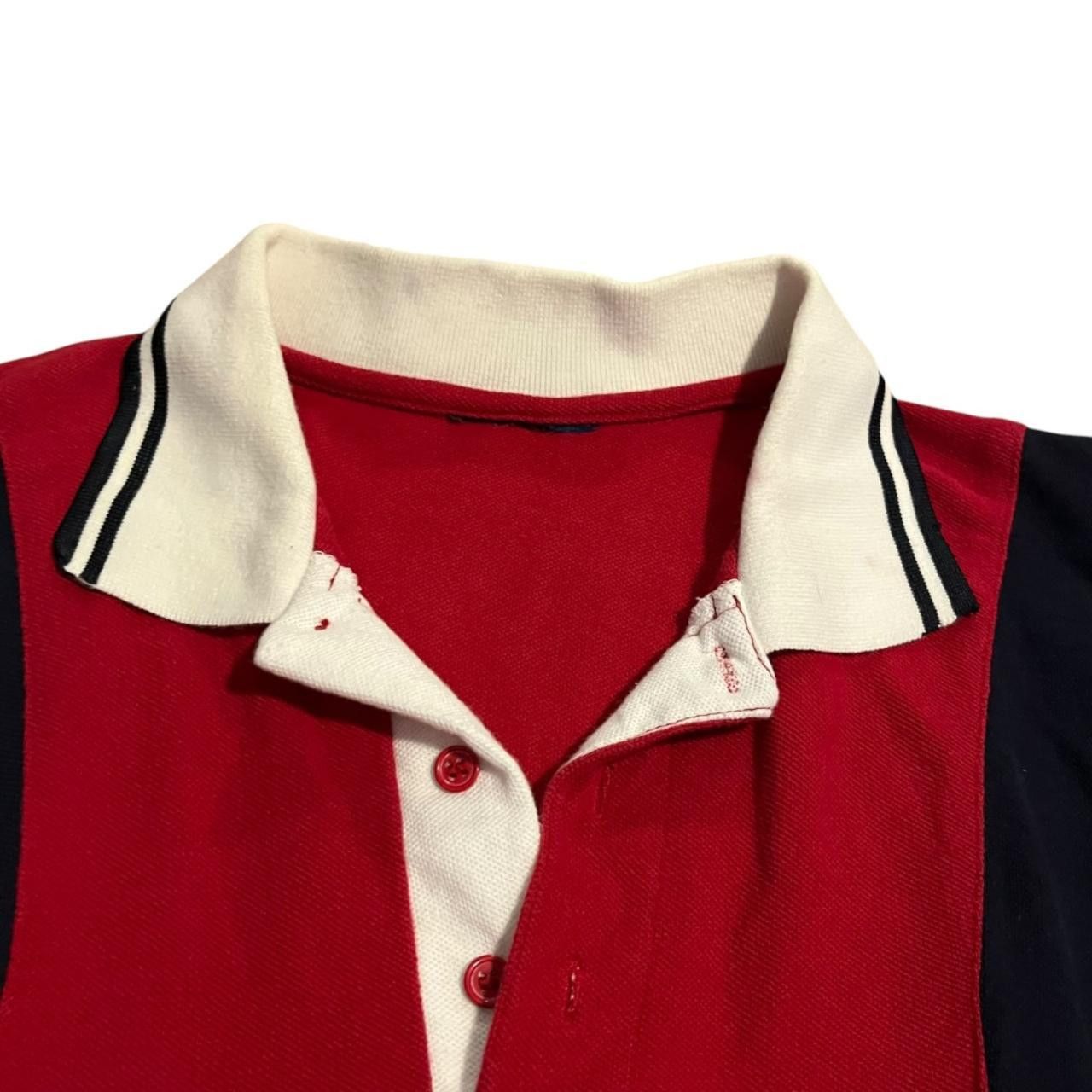 Vintage VINTAGE England Union Jack Football Rugby Polo Size US L / EU 52-54 / 3 - 2 Thumbnail