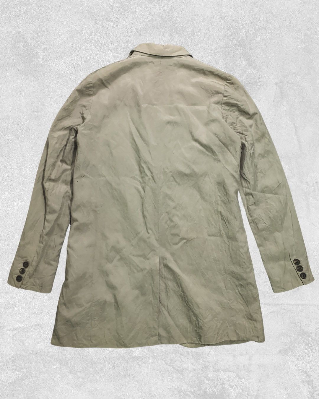 Phoebe Philo Chloe by Phoebe Philo Paper-Silk Blend One Button Coat Size L / US 10 / IT 46 - 4 Thumbnail