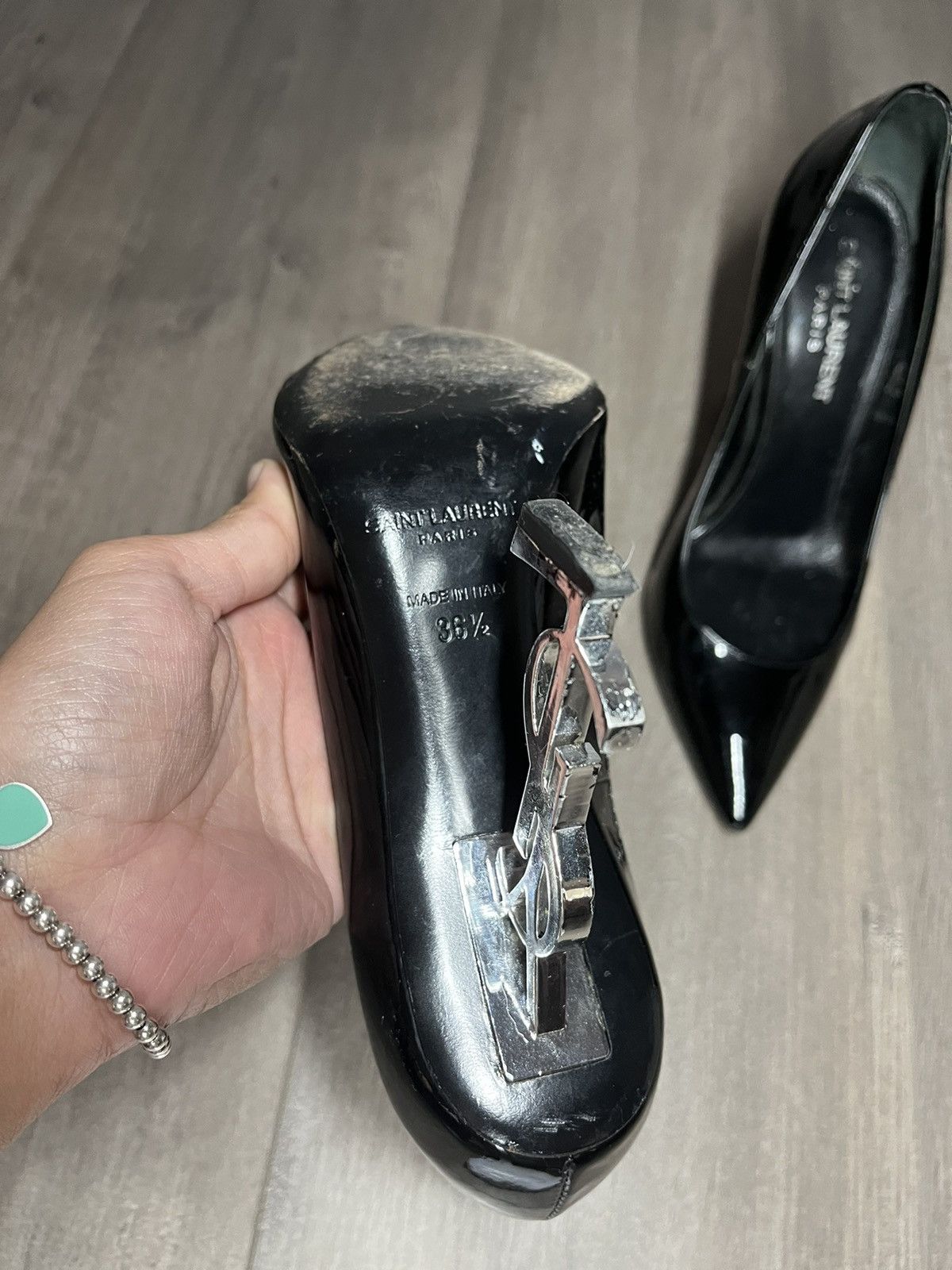 Yves Saint Laurent YSL Opium Heels Size US 6 / IT 36 - 5 Thumbnail