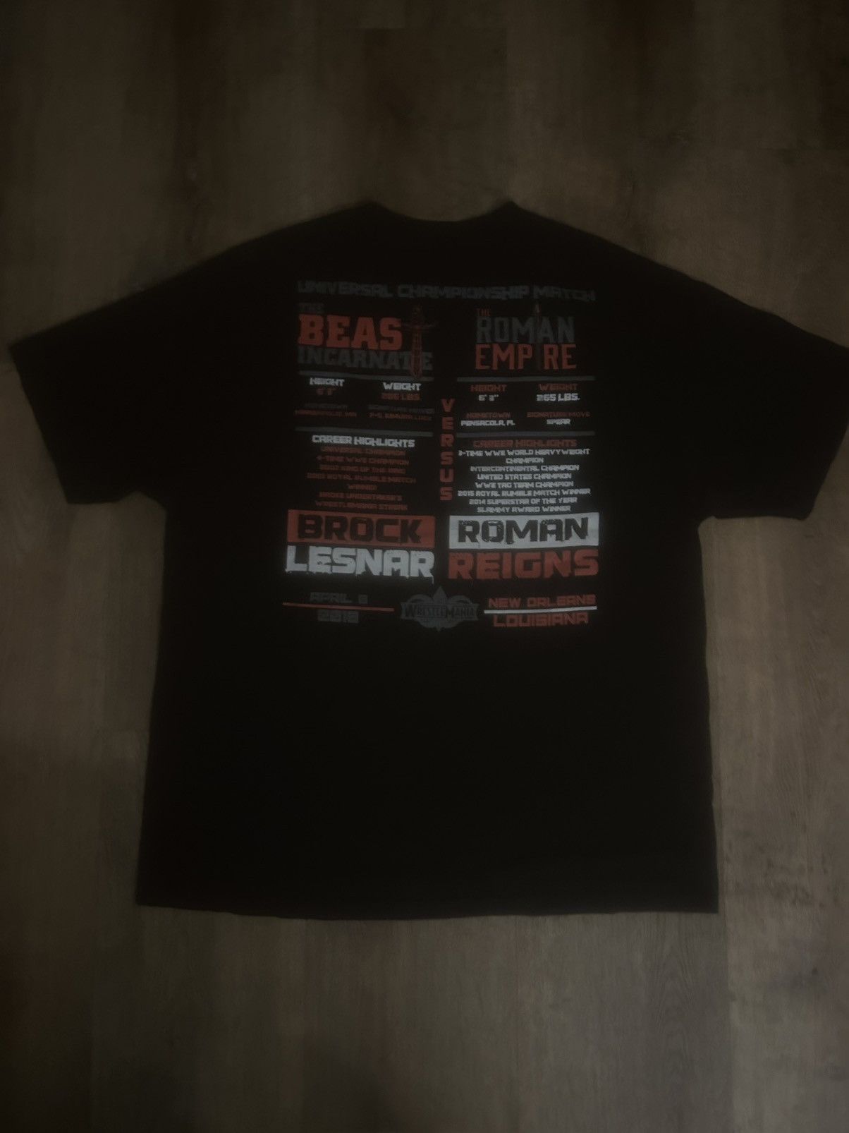 WWE “The Beast VS The Empire” Tee Size US L / EU 52-54 / 3 - 2 Thumbnail