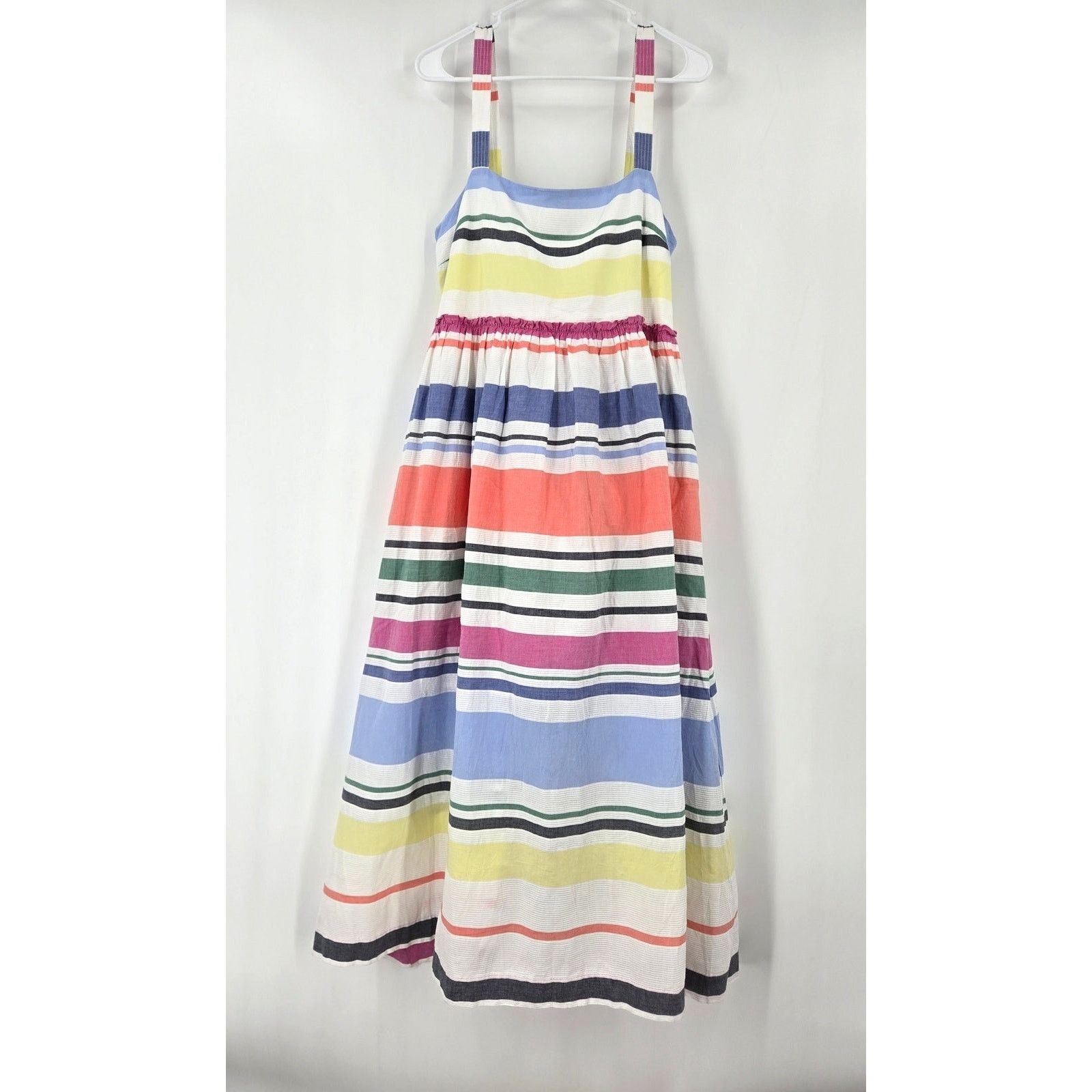 Gap NWT Gap Womens Dress Medium Empire Waist Maxi Multi Stripe Size M / US 6-8 / IT 42-44 - 3 Thumbnail