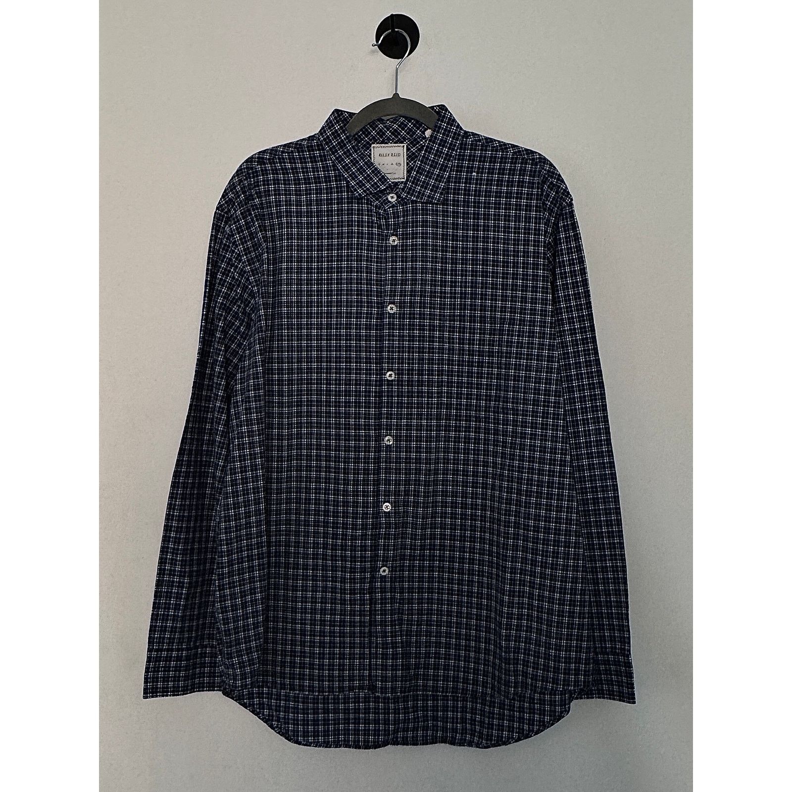 Billy Reid Billy Reid Spread Collar Plaid Shirt Standard Cut Size US XS / EU 42 / 0 - 1 Thumbnail
