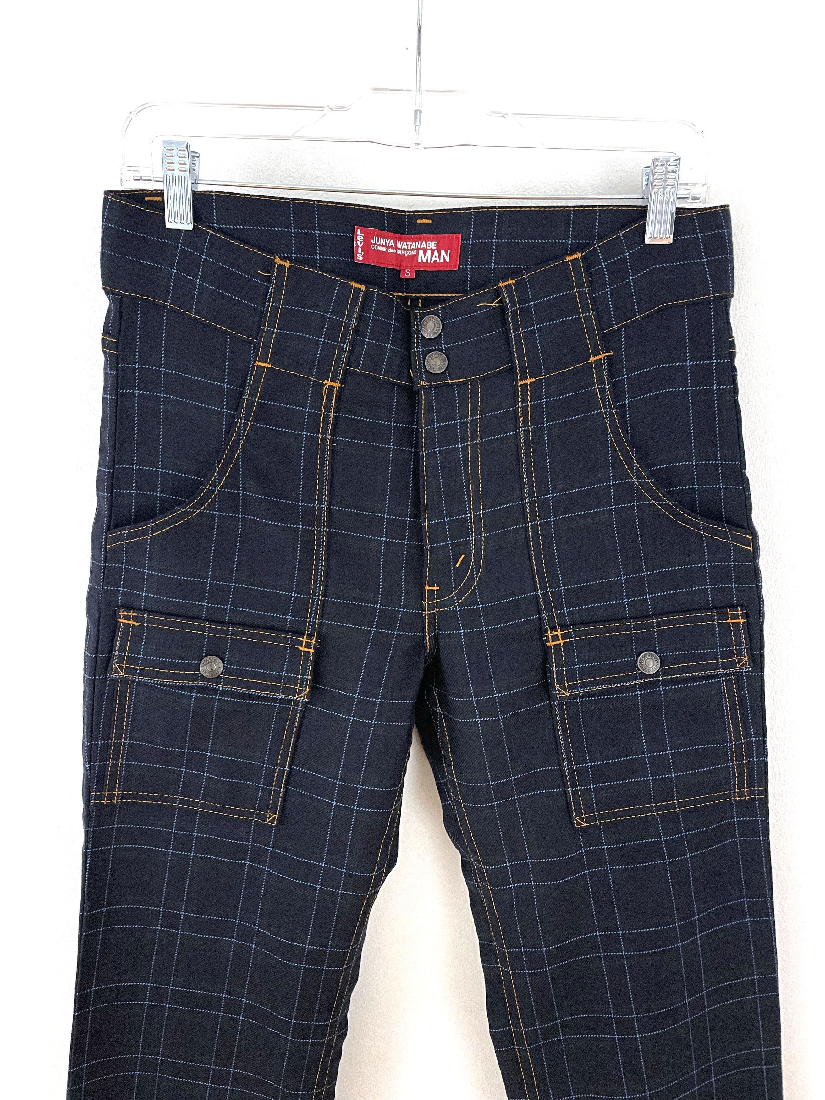 Junya Watanabe × Levi's 2002 Checkered Wool Pants Size US 32 / EU 48 - 4 Thumbnail