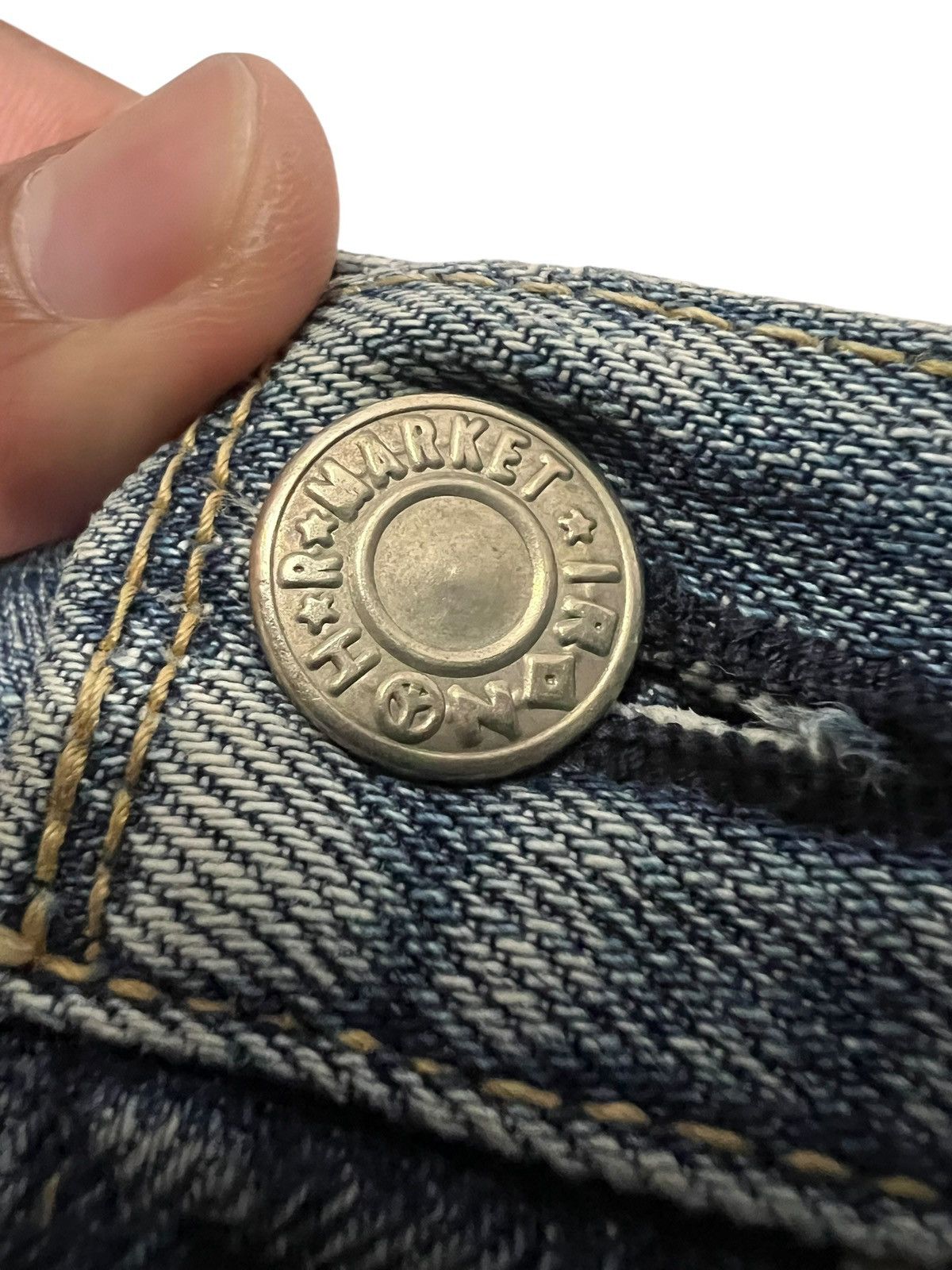 Blue Blue Japan Blue Blue Japan Distress Selvedge Jean Size US 32 / EU 48 - 11 Thumbnail