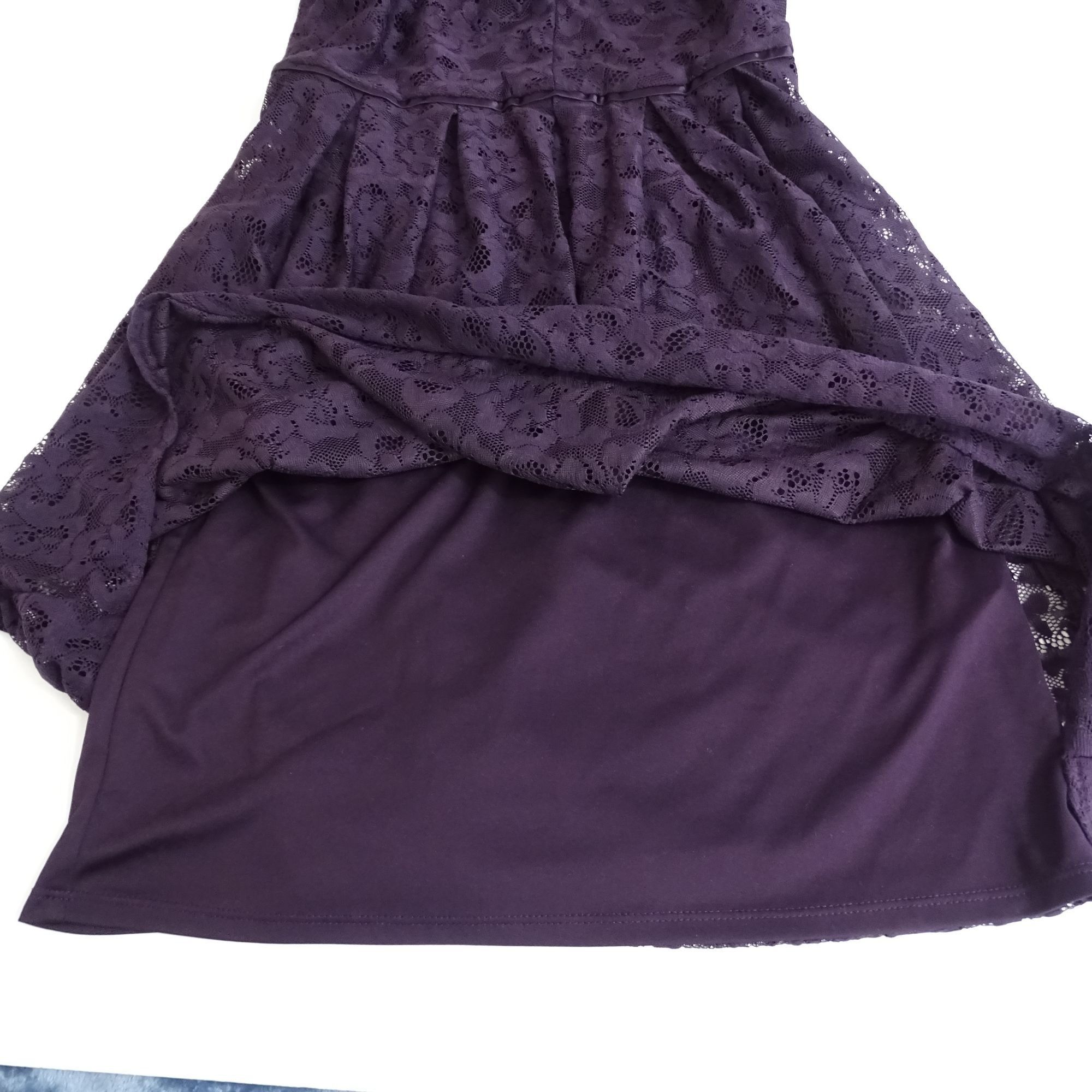 Other Dana Kay Purple Lace Sleeveless Dress Size 8 Sweetheart Size M / US 6-8 / IT 42-44 - 5 Thumbnail