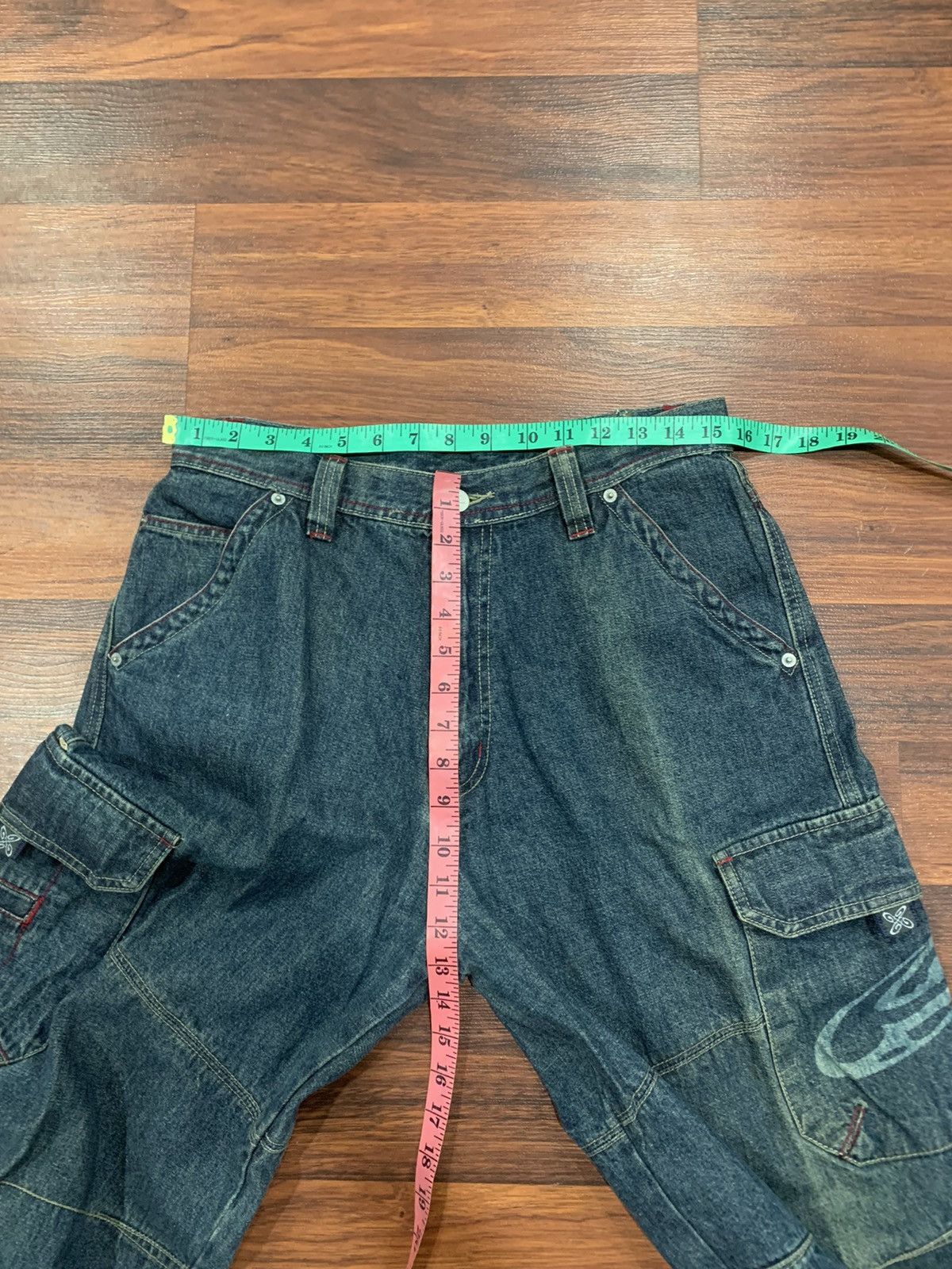 Other Piko Jeans Cargo Pants Size US 31 - 8 Thumbnail