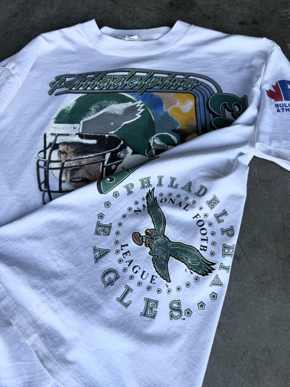 NFL Vintage Philadelphia Eagles Bulletin NFL All Over Shirt Size US XL / EU 56 / 4 - 2 Thumbnail