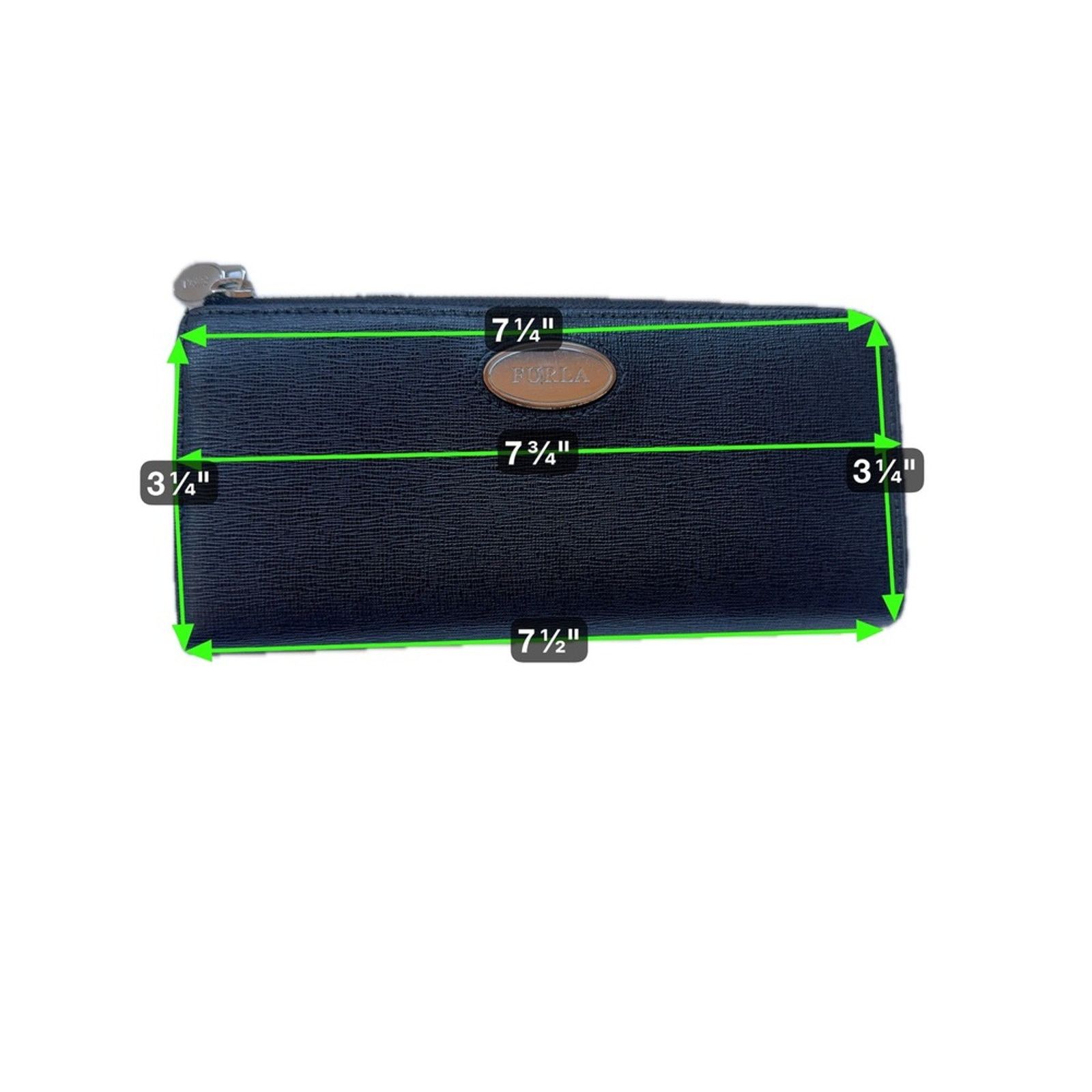 Furla Furla Black Leather Zip Around Continental Wallet Purse Size ONE SIZE - 2 Thumbnail