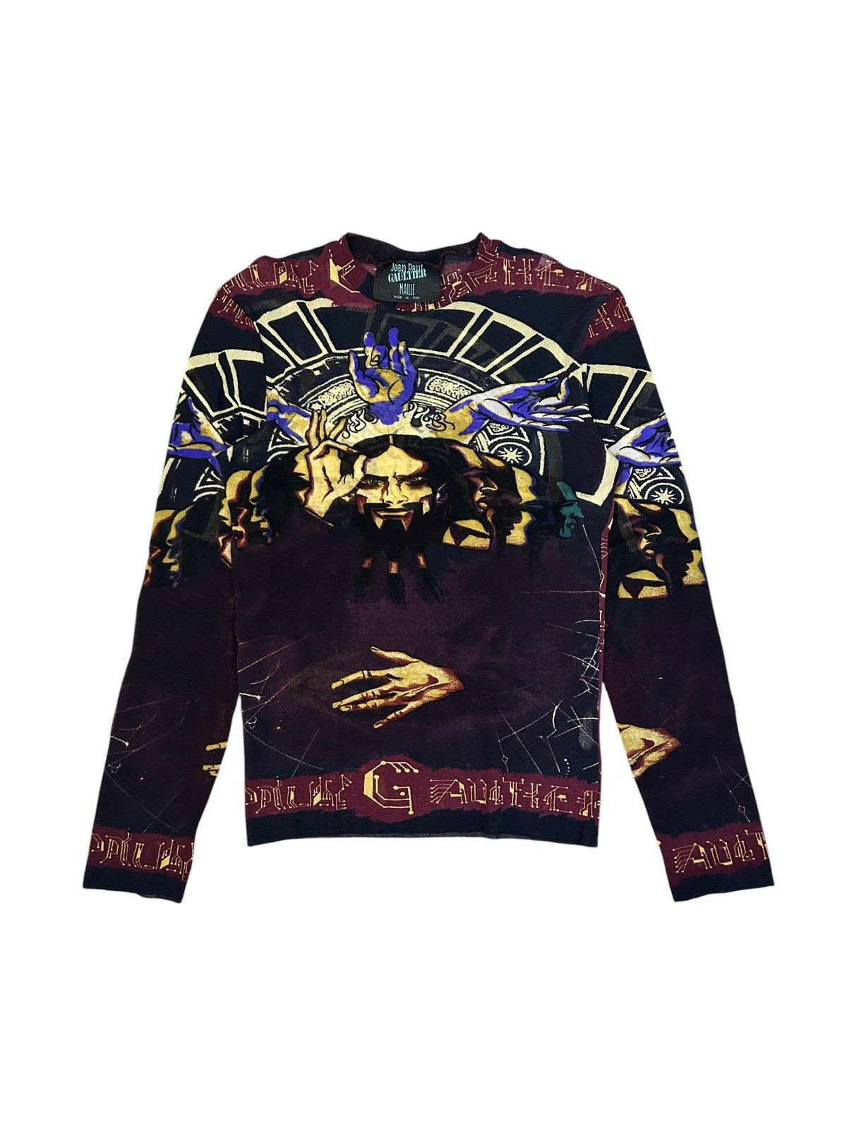Jean Paul Gaultier F/W 95 Cyber Mesh Top Size XL / US 12-14 / IT 48-50 - 1 Thumbnail