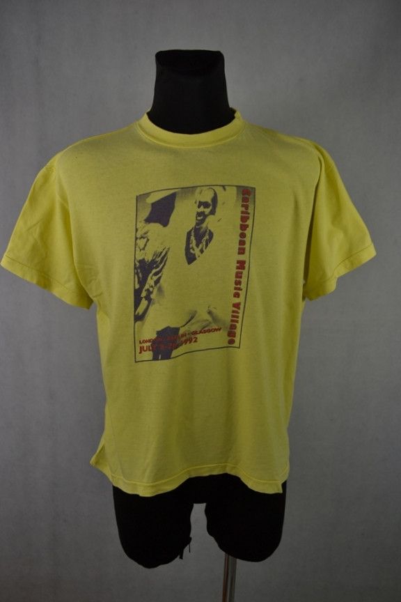 Vintage Vintage 1992 Caribbean Music Village London Berlin Glasgow Size US L / EU 52-54 / 3 - 1 Thumbnail