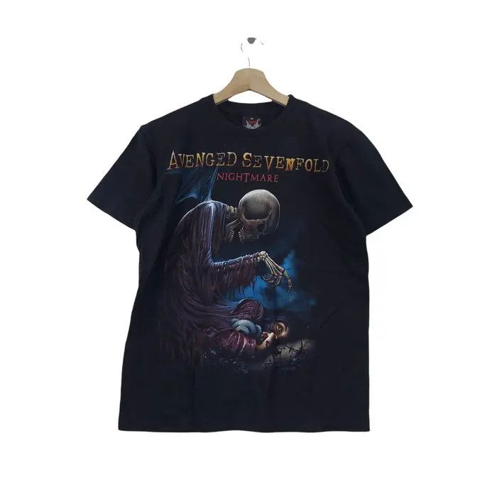 Band Tees Vtg AVENGED SEVENFOLD NIGHTMARE 2010 Album Tee Shirt Band Size US S / EU 44-46 / 1 - 1 Thumbnail