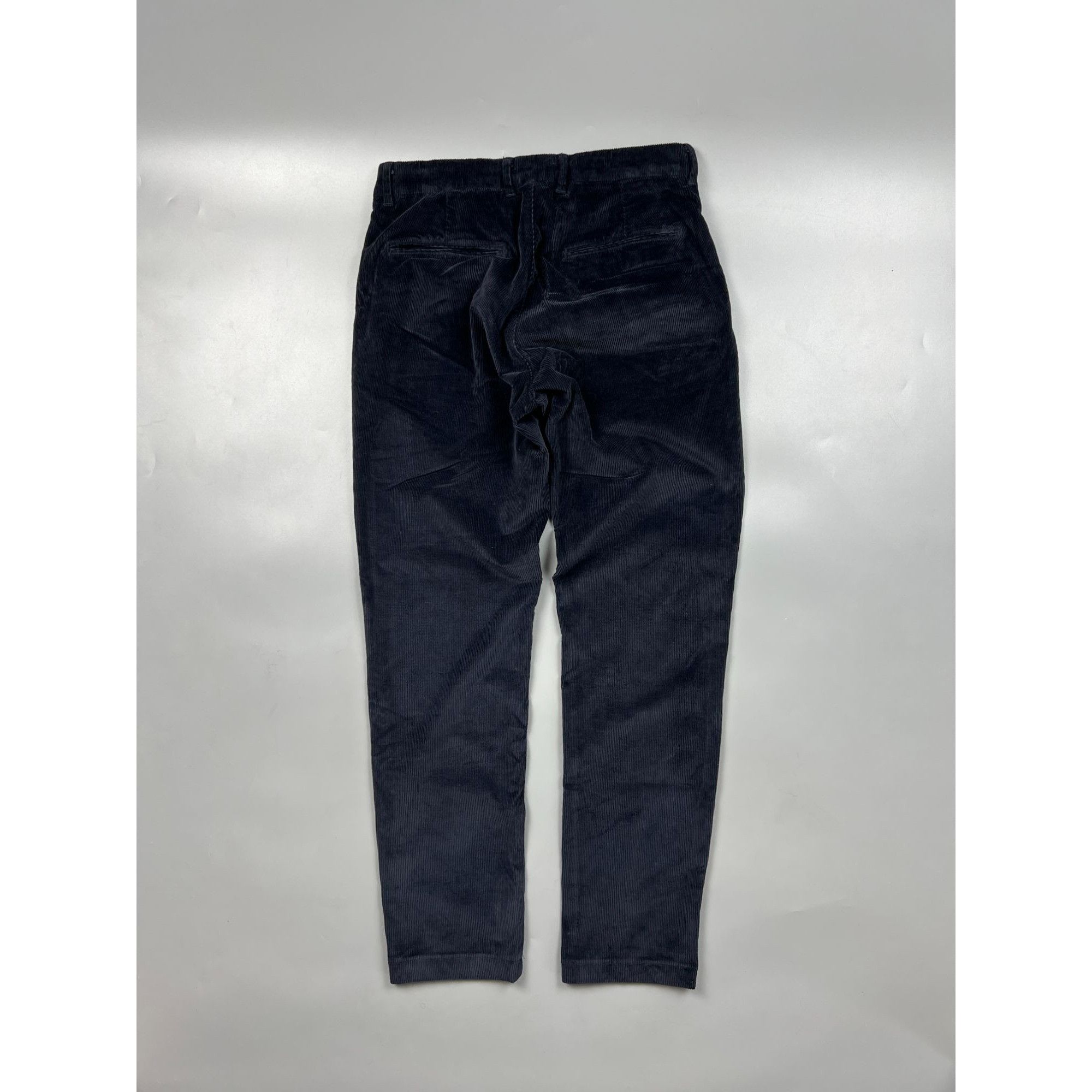 Boggi Boggi Milano Navy Blue Corduroy Pants (Y0171) Size US 30 / EU 46 - 10 Thumbnail