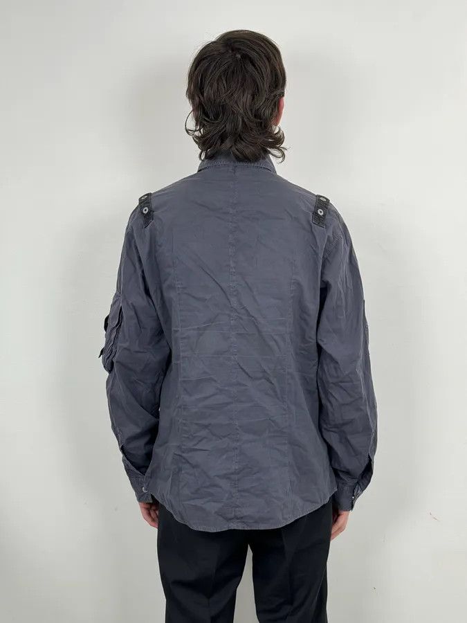 Dolce & Gabbana AW2004 Dolce & Gabbana Parachute Blue Cargo Bondage Shirt Size US L / EU 52-54 / 3 - 3 Thumbnail