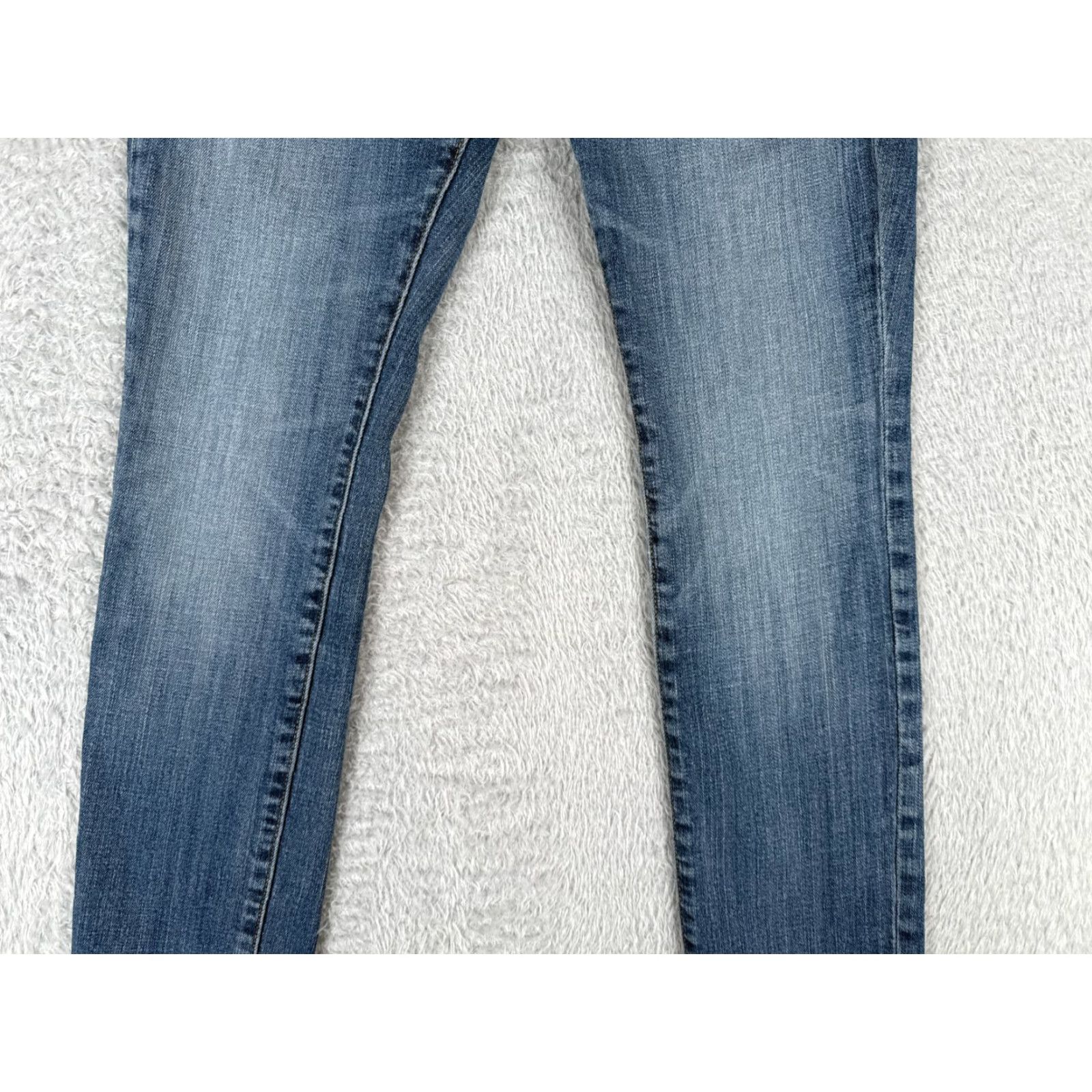Lucky Brand Lucky Brand Jeans Women 8 Blue Denim Skinny Tapered Low Rise 29x29 Cotton Blend 5-Pocket Design Distressed Size 30" / US 8 / IT 44 - 3 Thumbnail