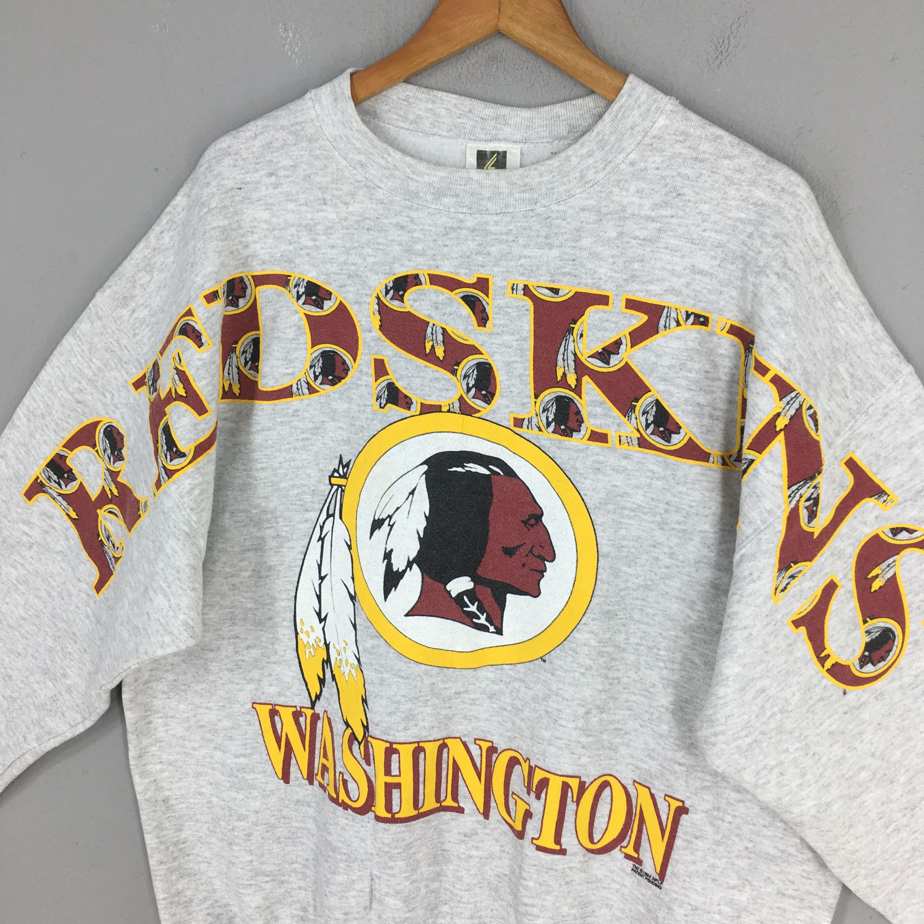 NFL Vintage 90s Washington Redskin NFL Football Sweatshirt XL Size US XL / EU 56 / 4 - 3 Thumbnail