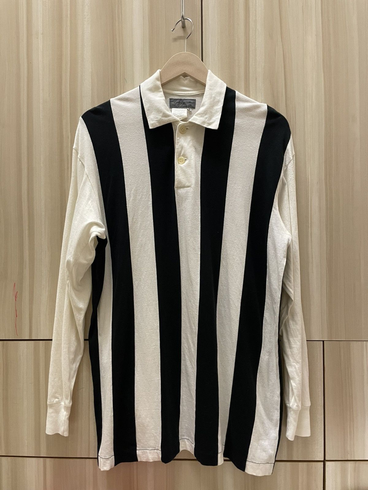 Yohji Yamamoto Yohji Yamamoto Pour Homme Archive Long Sleeve Polo Shirt Size US M / EU 48-50 / 2 - 1 Thumbnail