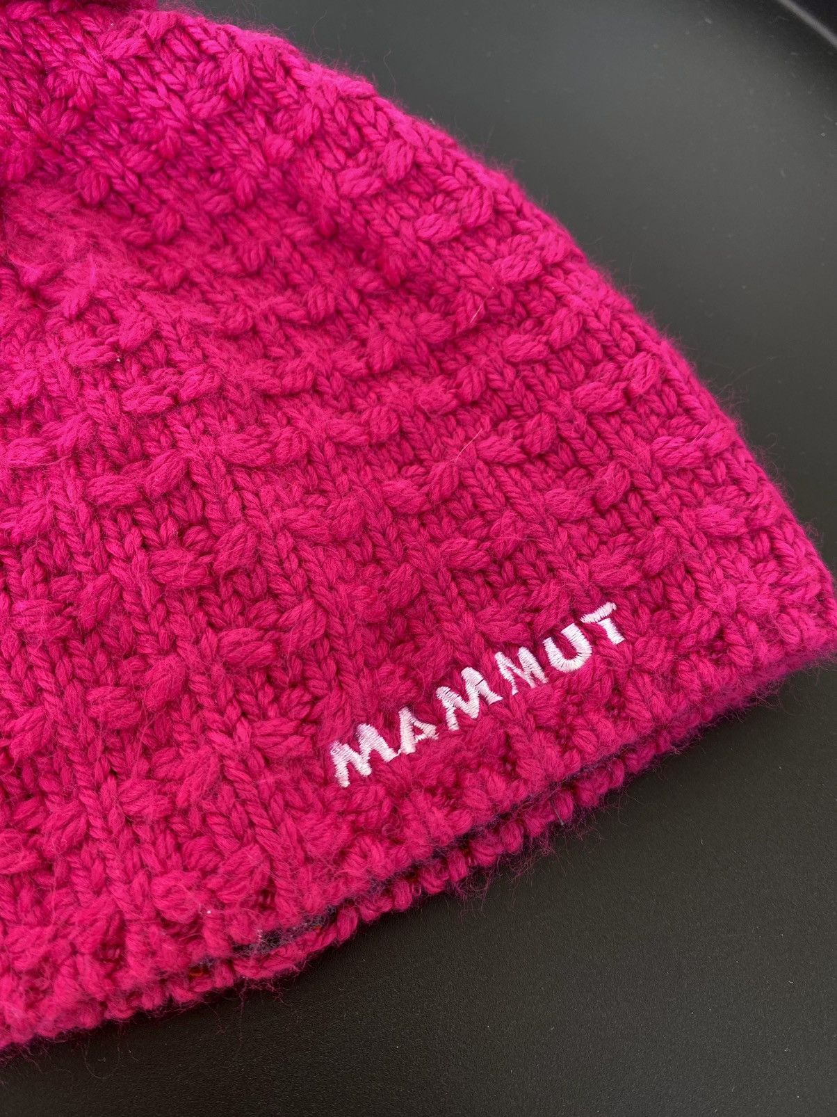 Mammut Mammut Beanie Hat Knit Pom Pom Lined Thermal Winter Outdoor Size ONE SIZE - 3 Thumbnail